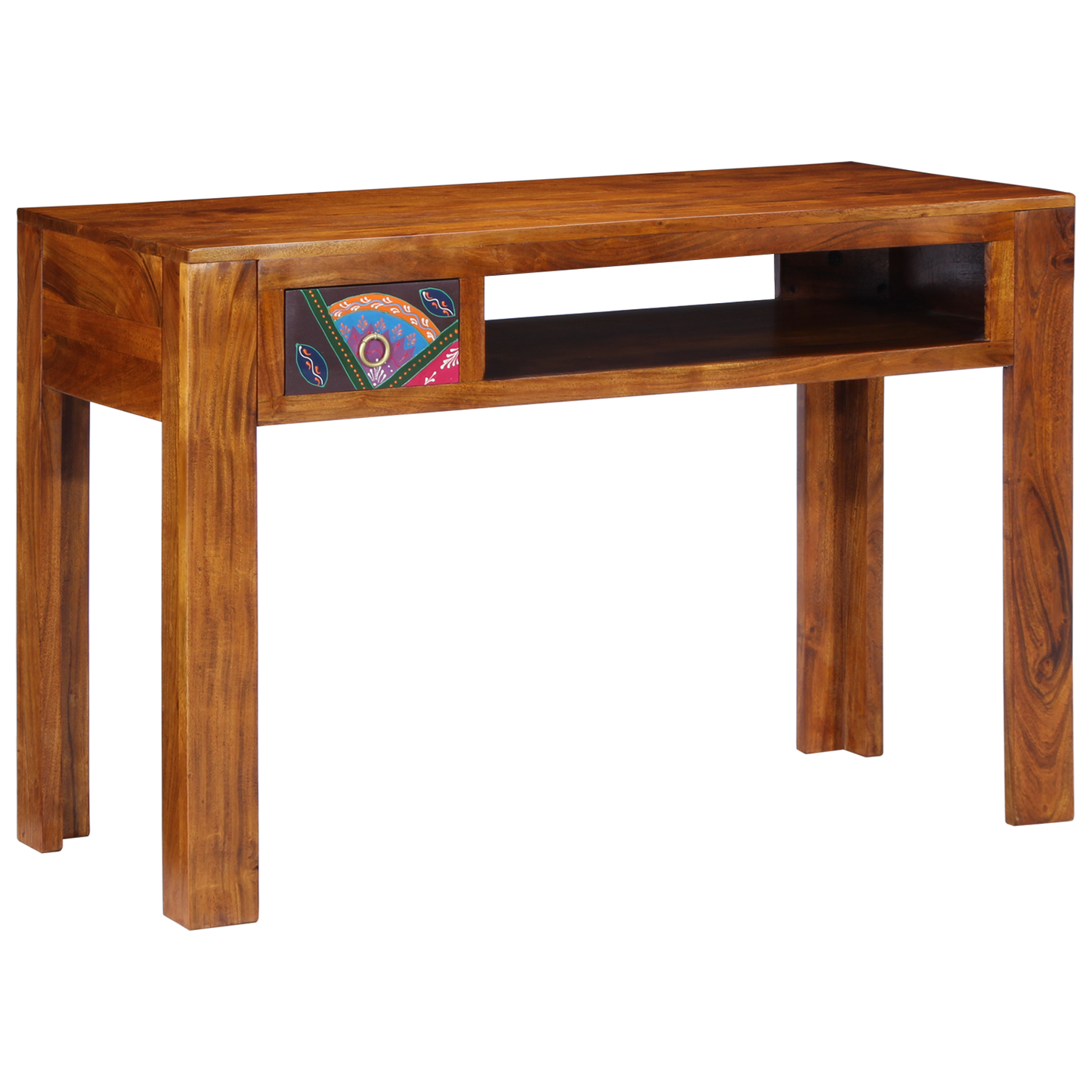 Skrivebord 110X50X73 Cm Solidt Træ Akacietræ