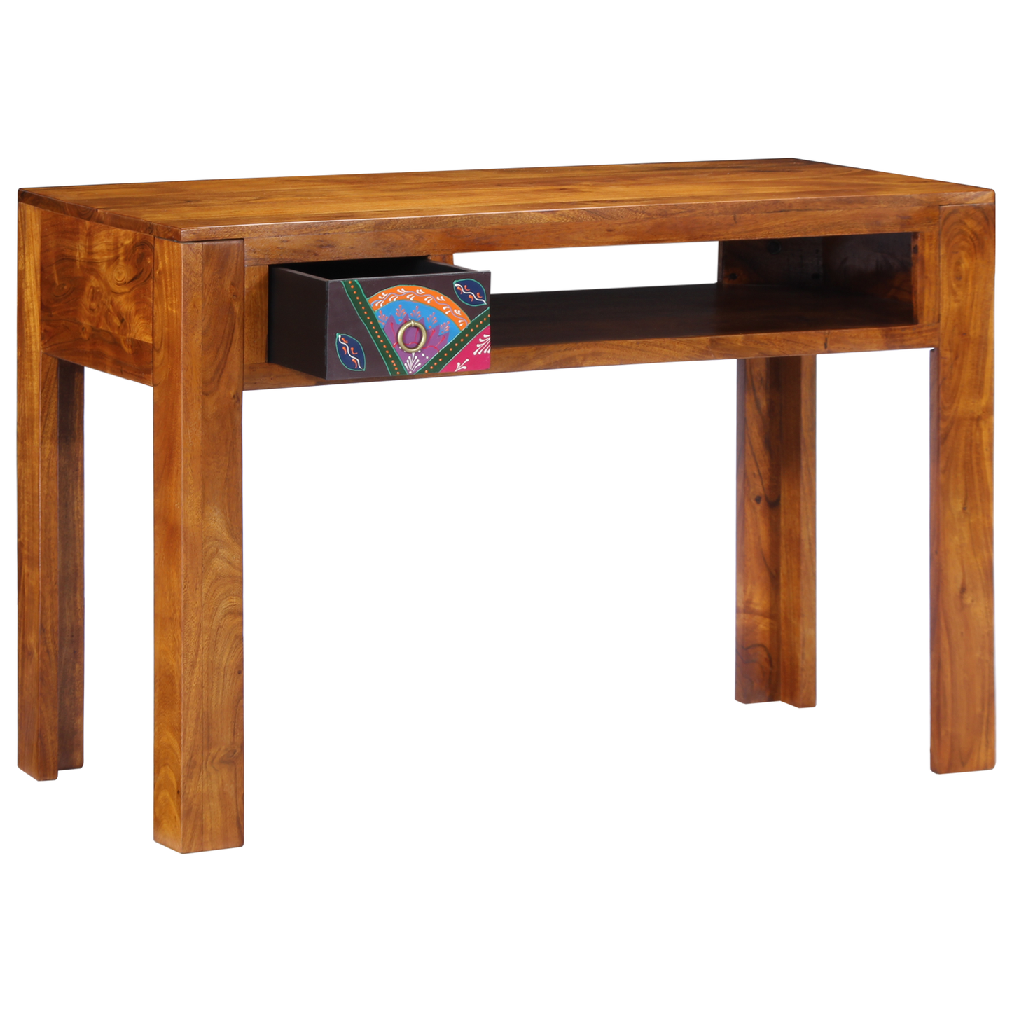 Skrivebord 110X50X73 Cm Solidt Træ Akacietræ