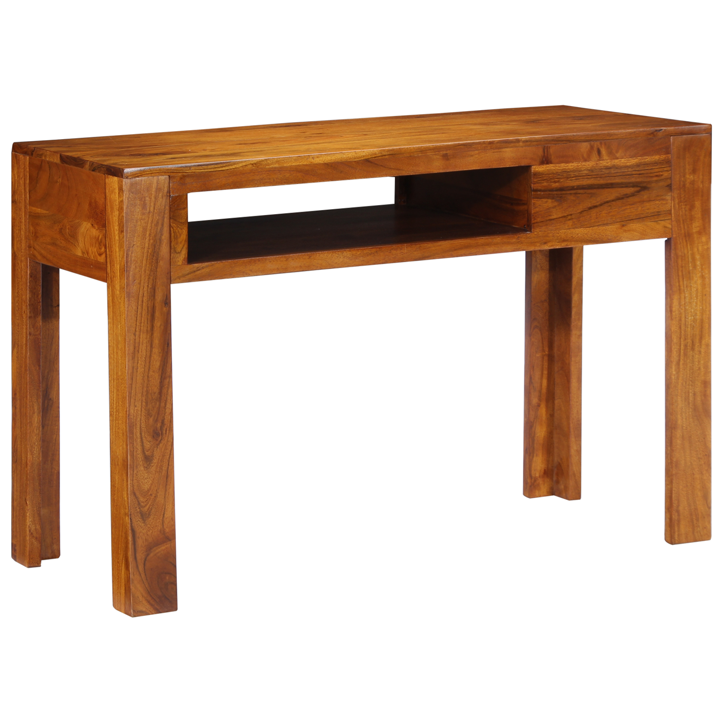 Skrivebord 110X50X73 Cm Solidt Træ Akacietræ