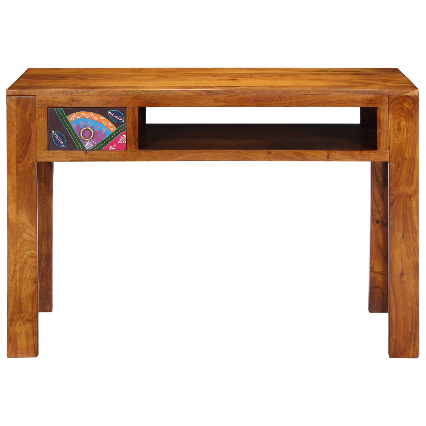 Skrivebord 110X50X73 Cm Solidt Træ Akacietræ