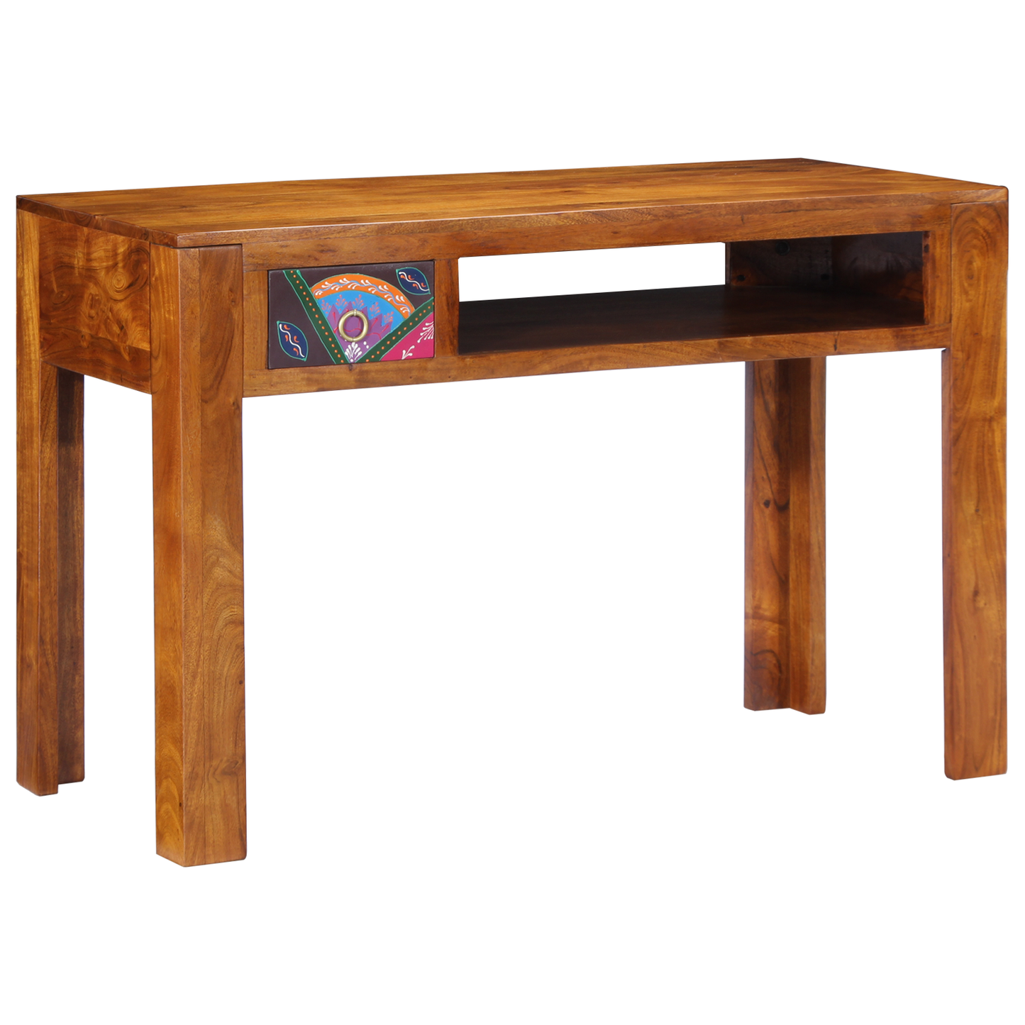 Skrivebord 110X50X73 Cm Solidt Træ Akacietræ