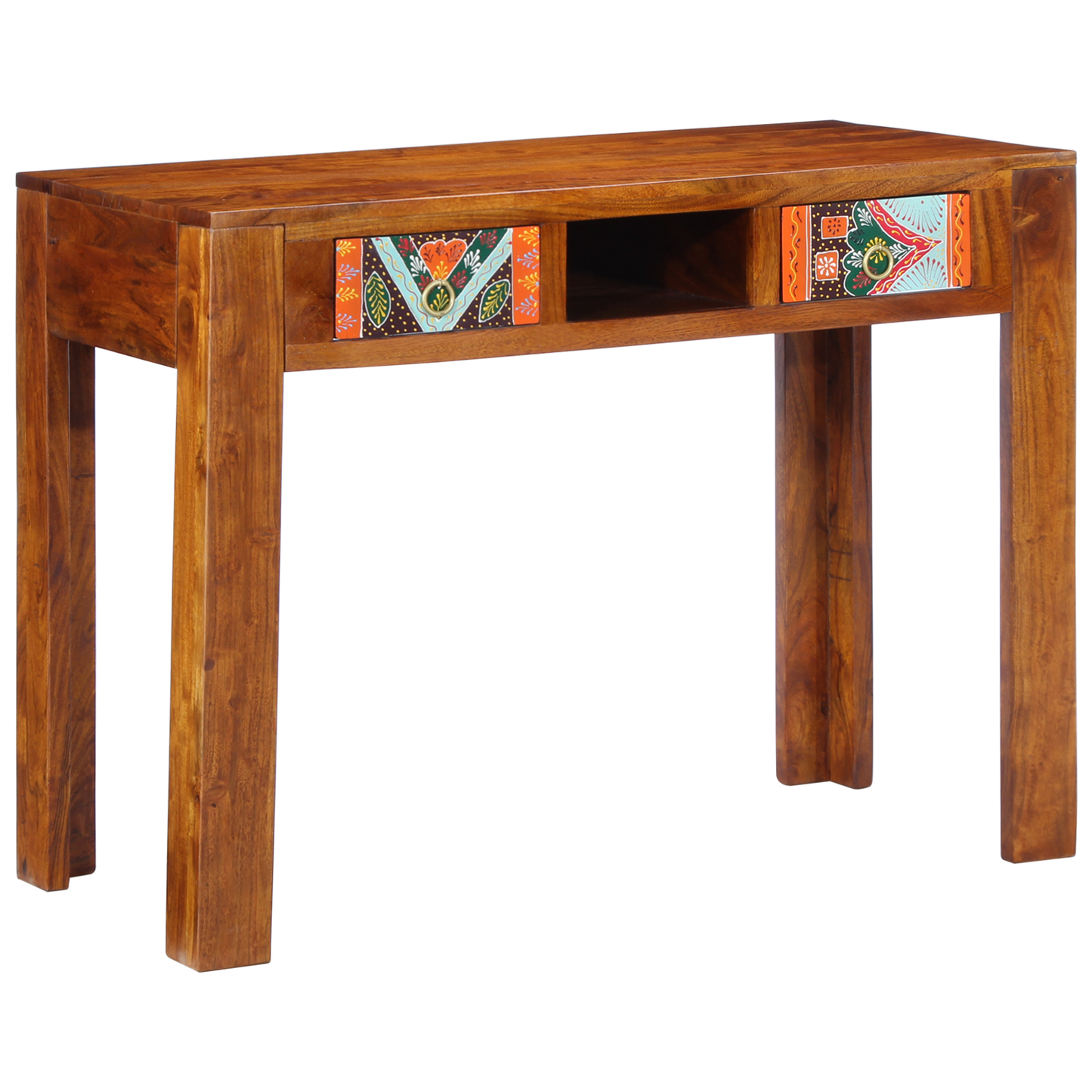 Skrivebord 100X50X75 Cm Massivt Træ Akacietræ