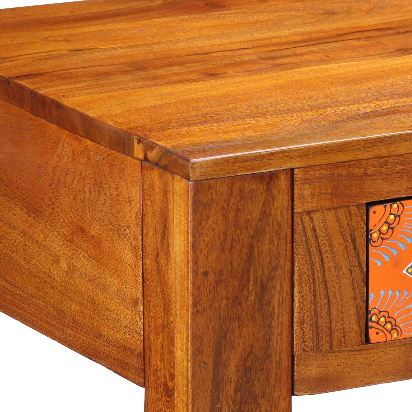 Skrivebord 100X50X75 Cm Solidt Træ Akacietræ