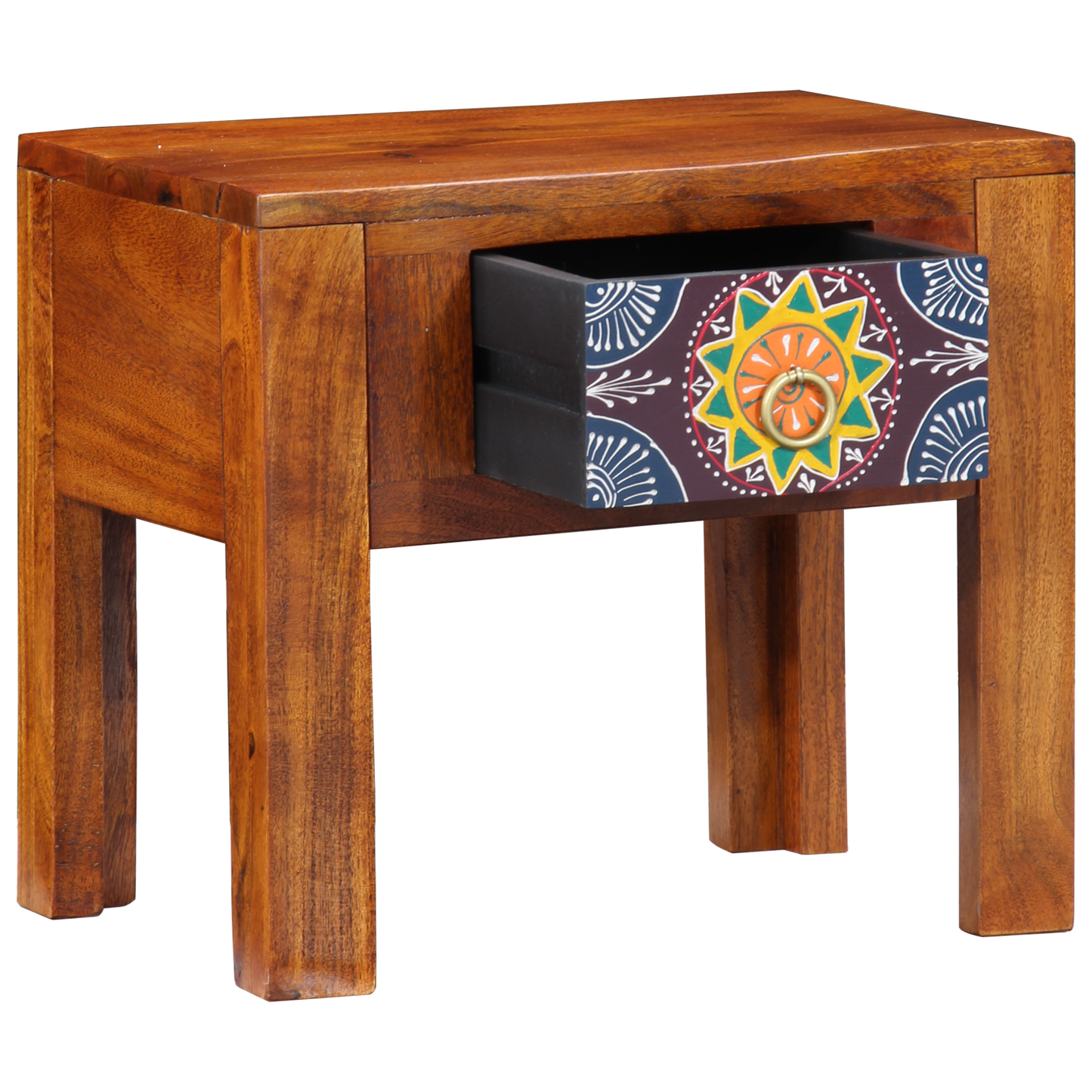 Side Table 40X30X36 Cm Solid Wood Acacia