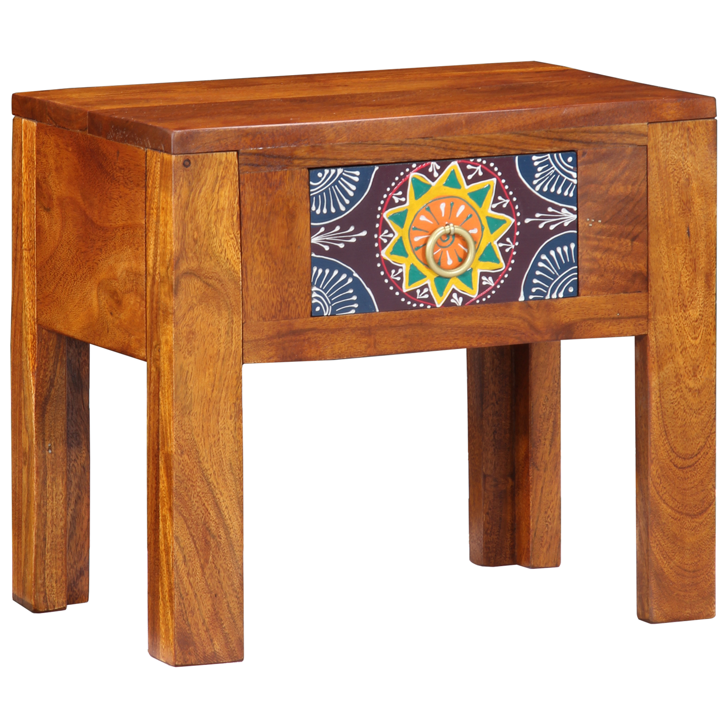 Side Table 40X30X36 Cm Solid Wood Acacia