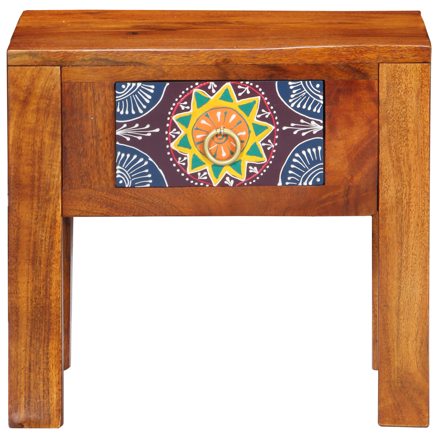 Side Table 40X30X36 Cm Solid Wood Acacia