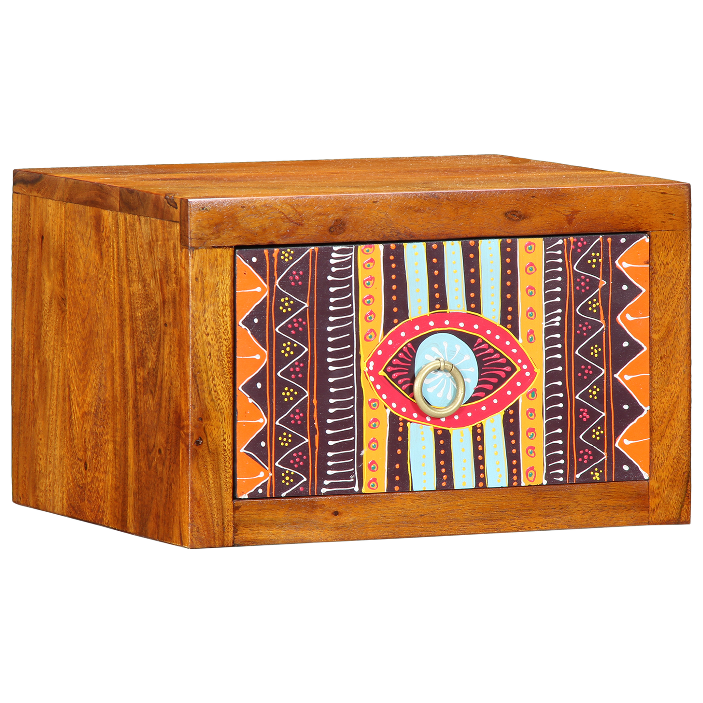 Natbord 2 Stk 35X30X22 Cm Massivt Akacietræ