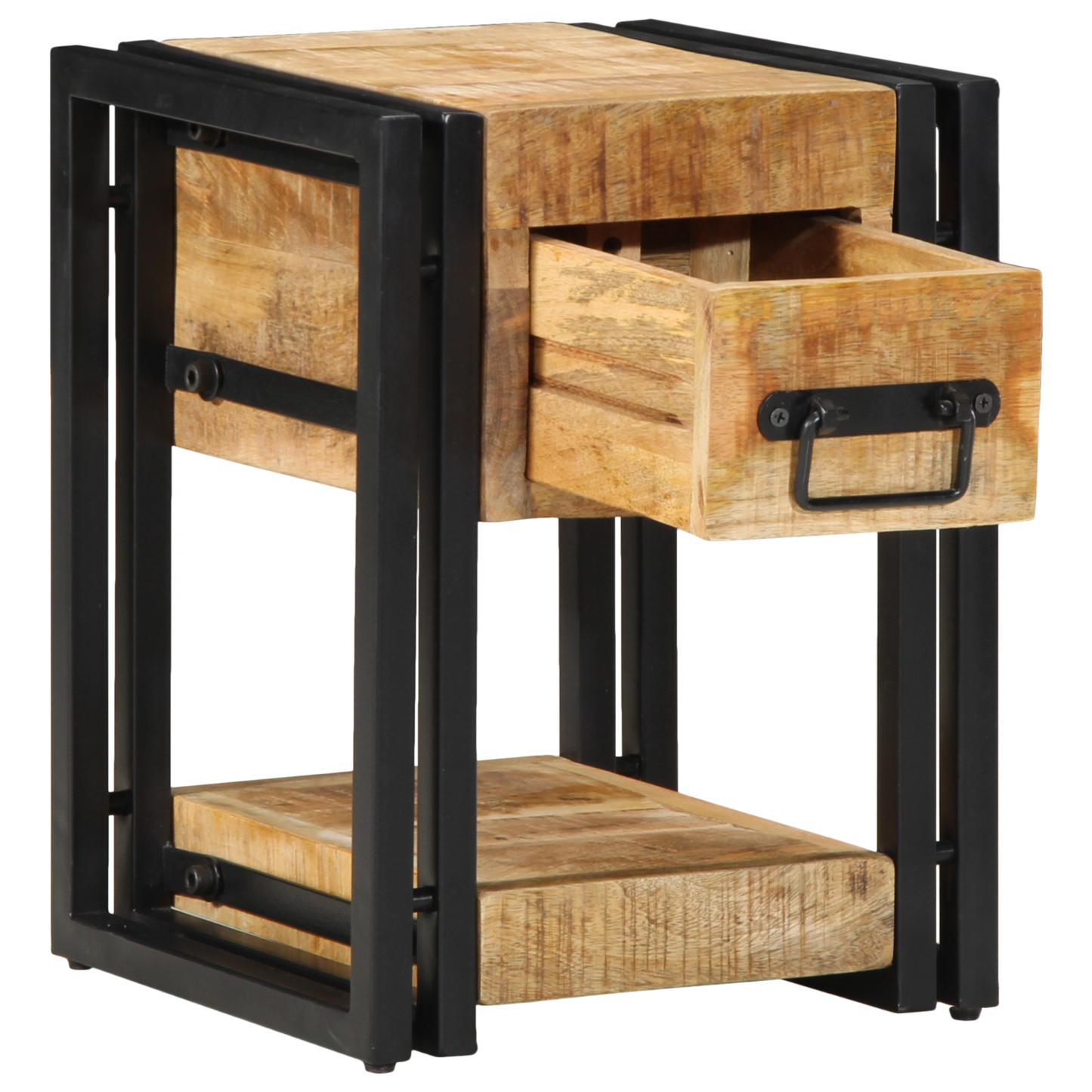 Natborde 2 Stk 40X40X40 Cm Solid Mango Træ