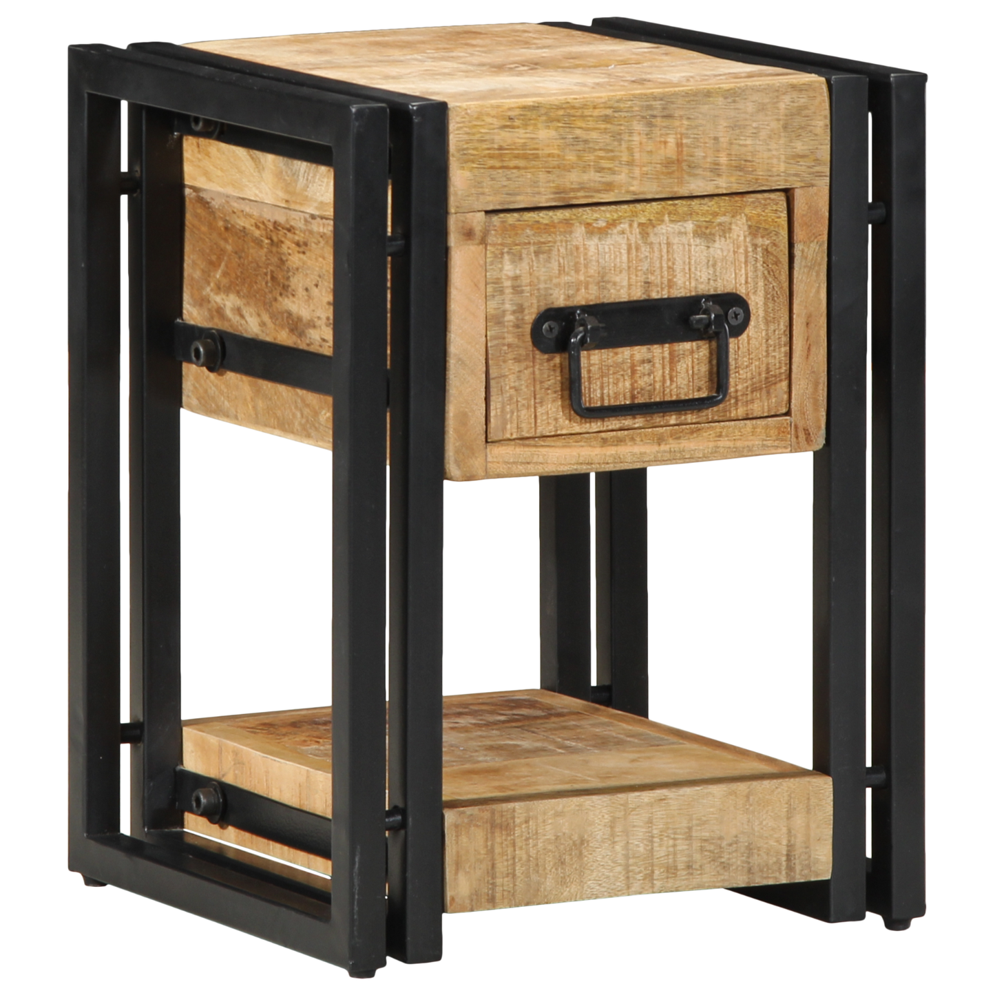 Natborde 2 Stk 40X40X40 Cm Solid Mango Træ