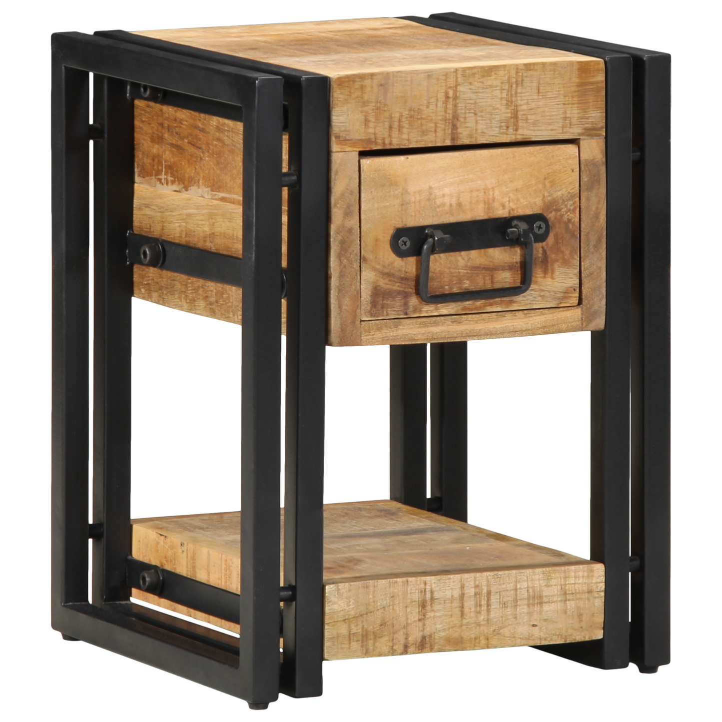 Natborde 2 Stk 40X40X40 Cm Solid Mango Træ