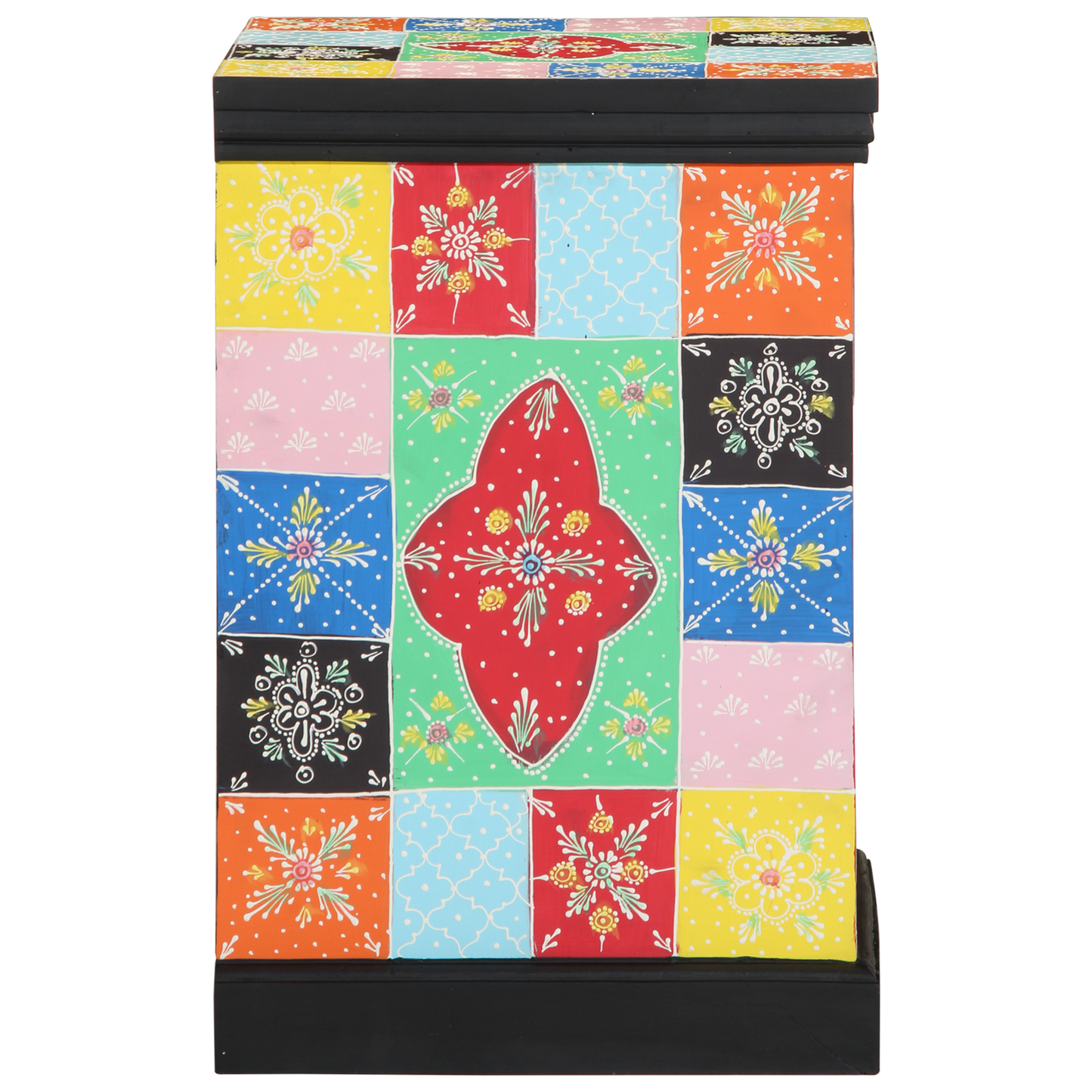 Skuffeskab I Flere Farver 40X40X60 Cm Lavet Af Massivt Mango-Træ