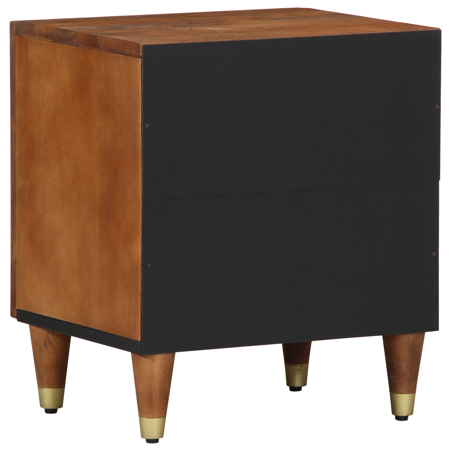 Sengeborde 2 Stk 40X33X46 Cm Massivt Mangotræ