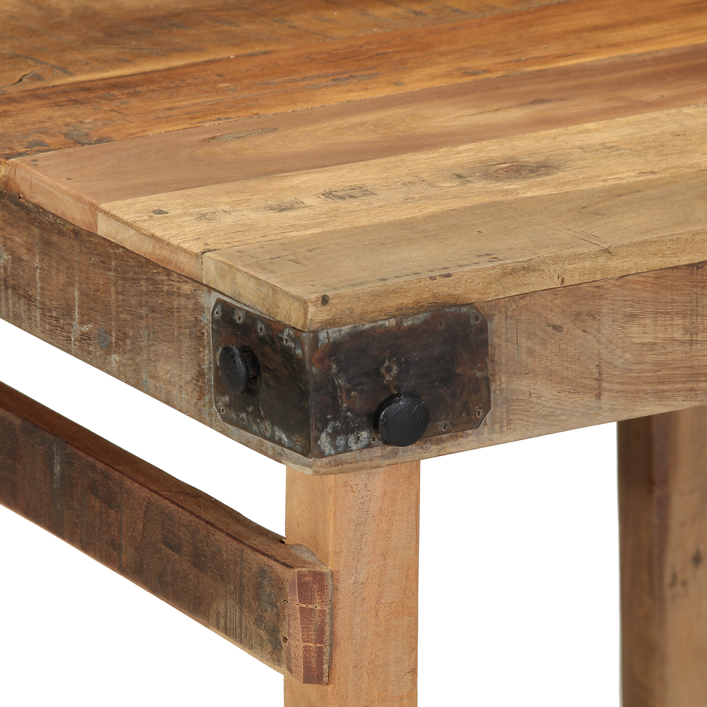 Spisebord 55X60X76 Cm Solid Træ Genbrug