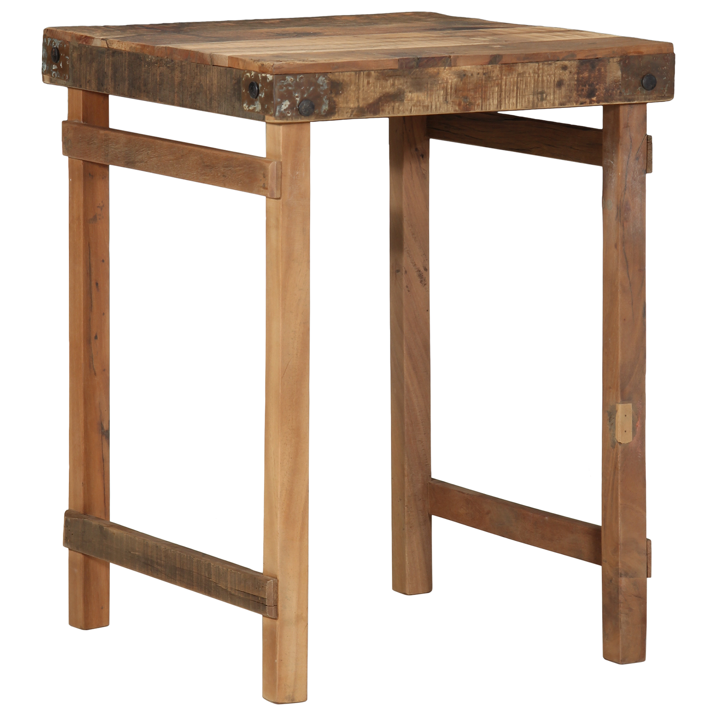 Spisebord 55X60X76 Cm Solid Træ Genbrug