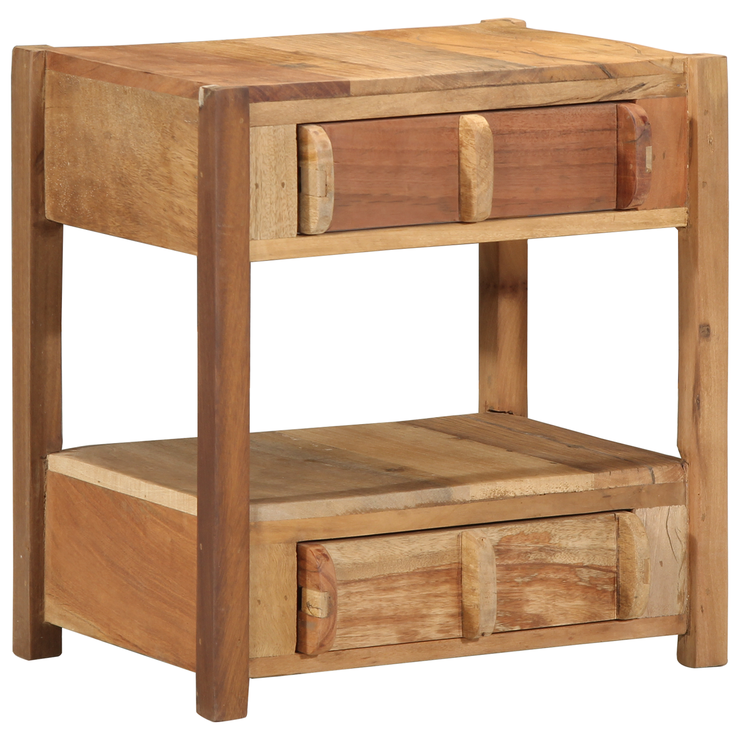 Sidetable 43X32X46 Cm Solid Træ Genanvendt