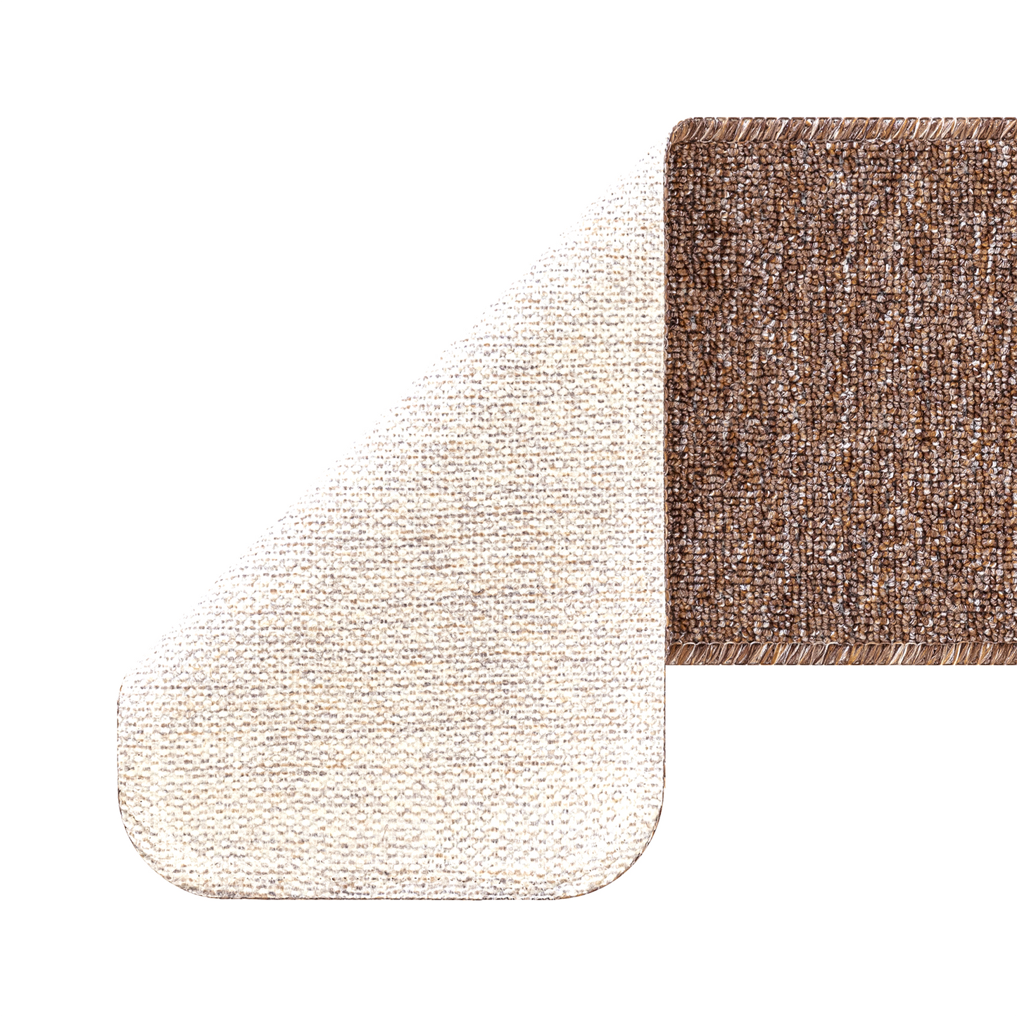 Skridsikre Trappemåtter 15 Dele Brun 60 X 25 Cm Pp
