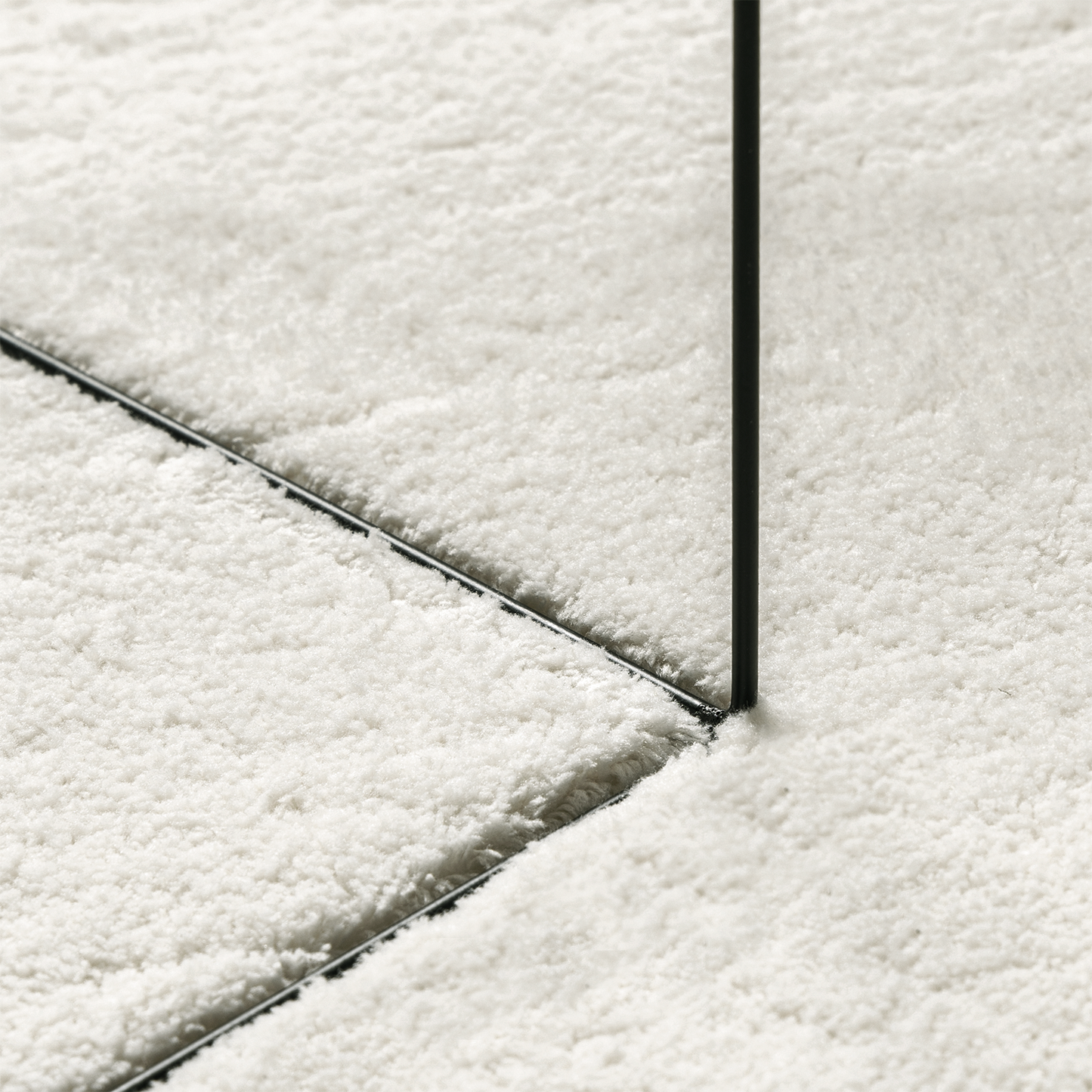 Tæppe 'Huarte'kort Pile Blød Og Vaskbar Creme 100X200 Cm