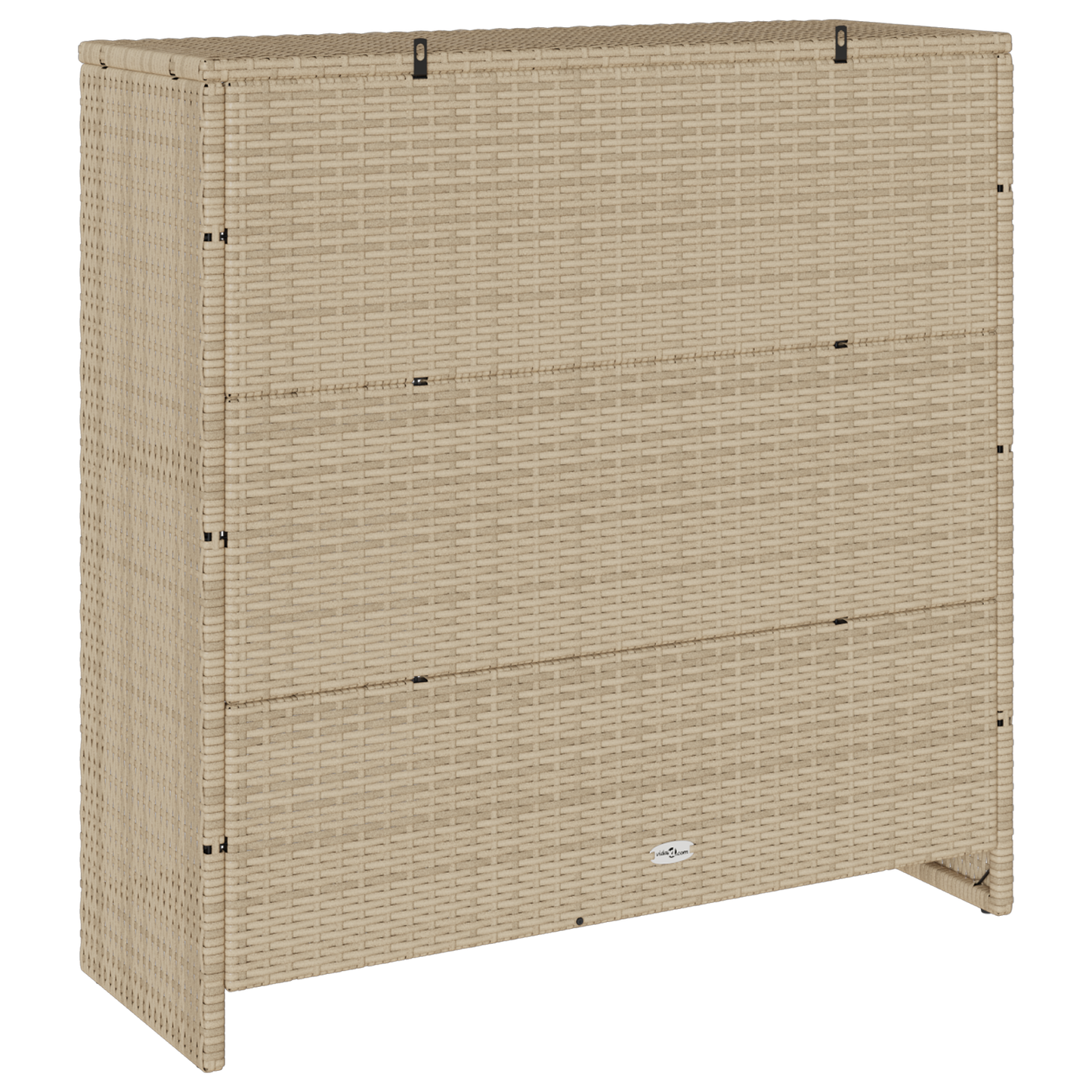 Opbevaringsskab Beige 100X36X102 Cm Rattan