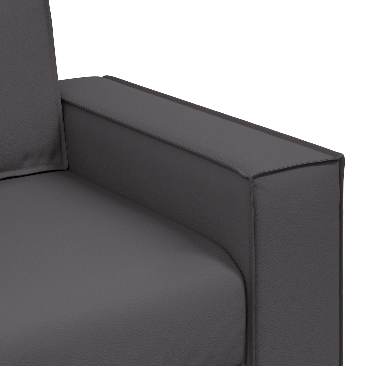 Sovesofa Grå 120 Cm Kunstlæder