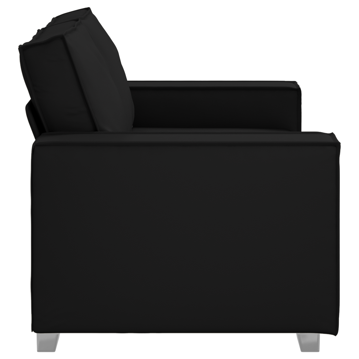 2-Personers Sofa Sort 120 Cm Kunstlæder