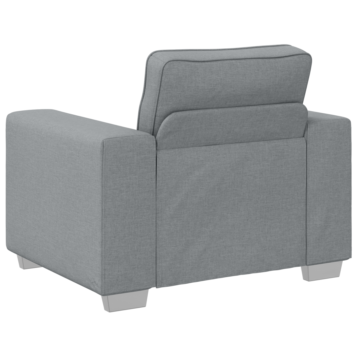 Sofa Stole Lys Grå 59 Cm Stof