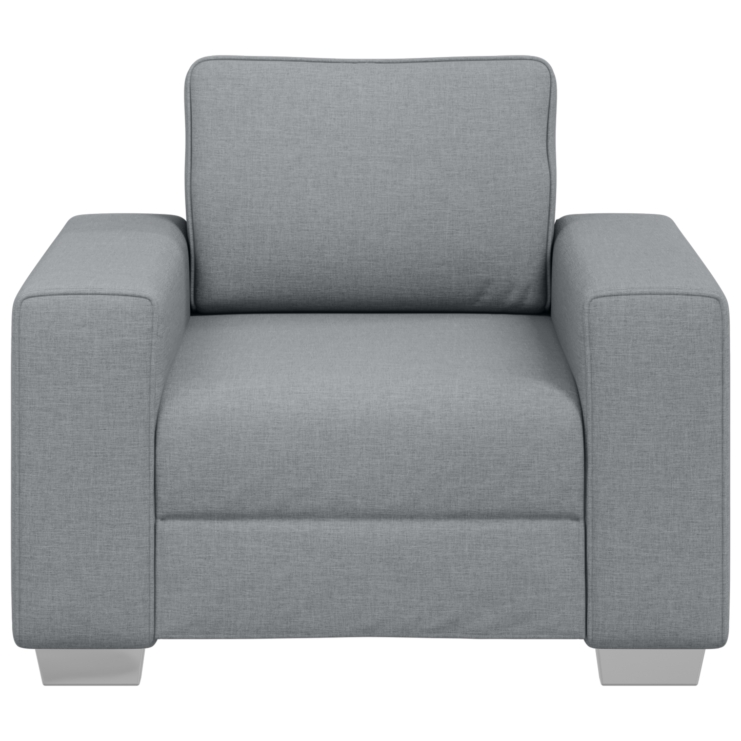 Sofa Stole Lys Grå 59 Cm Stof