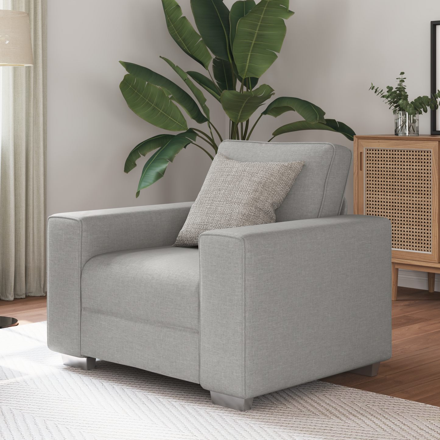 Sofaer Stole Cloud Grey 59 Cm Stof
