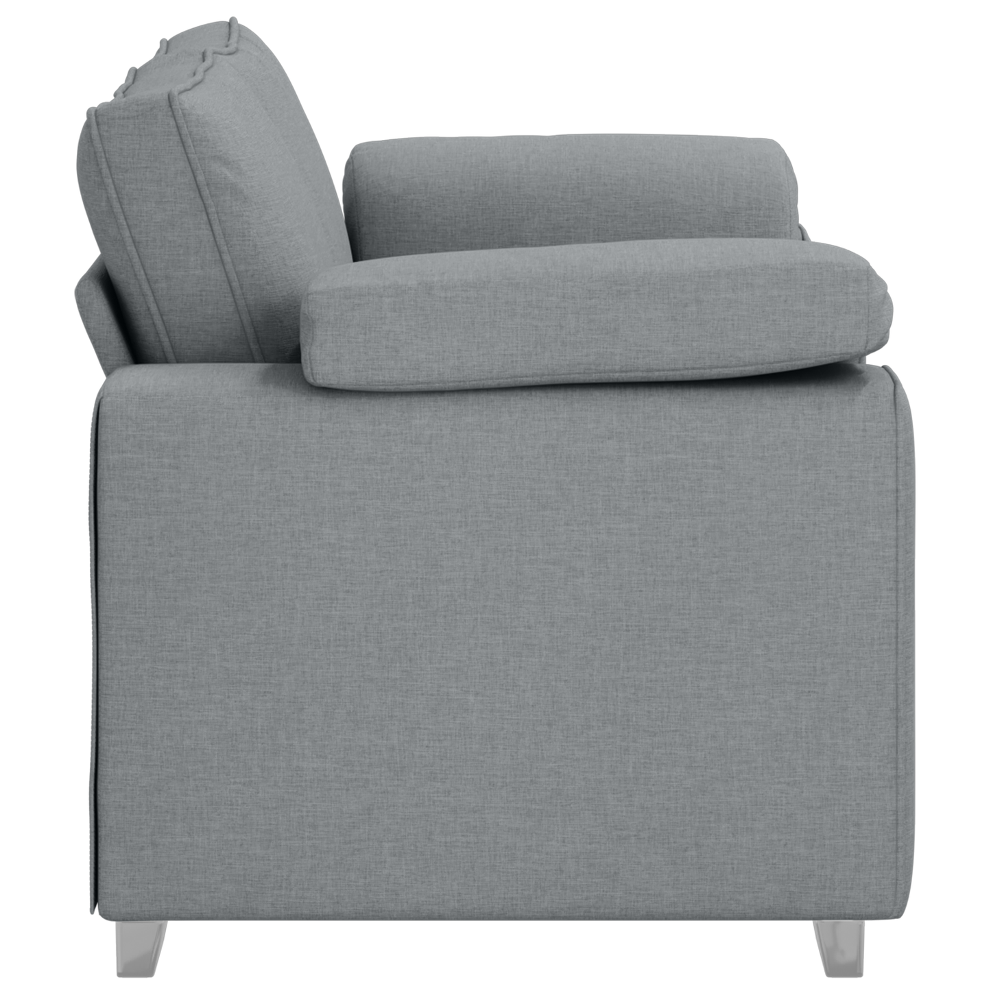 Sovesofa Lysegrå 120 Cm I Stof