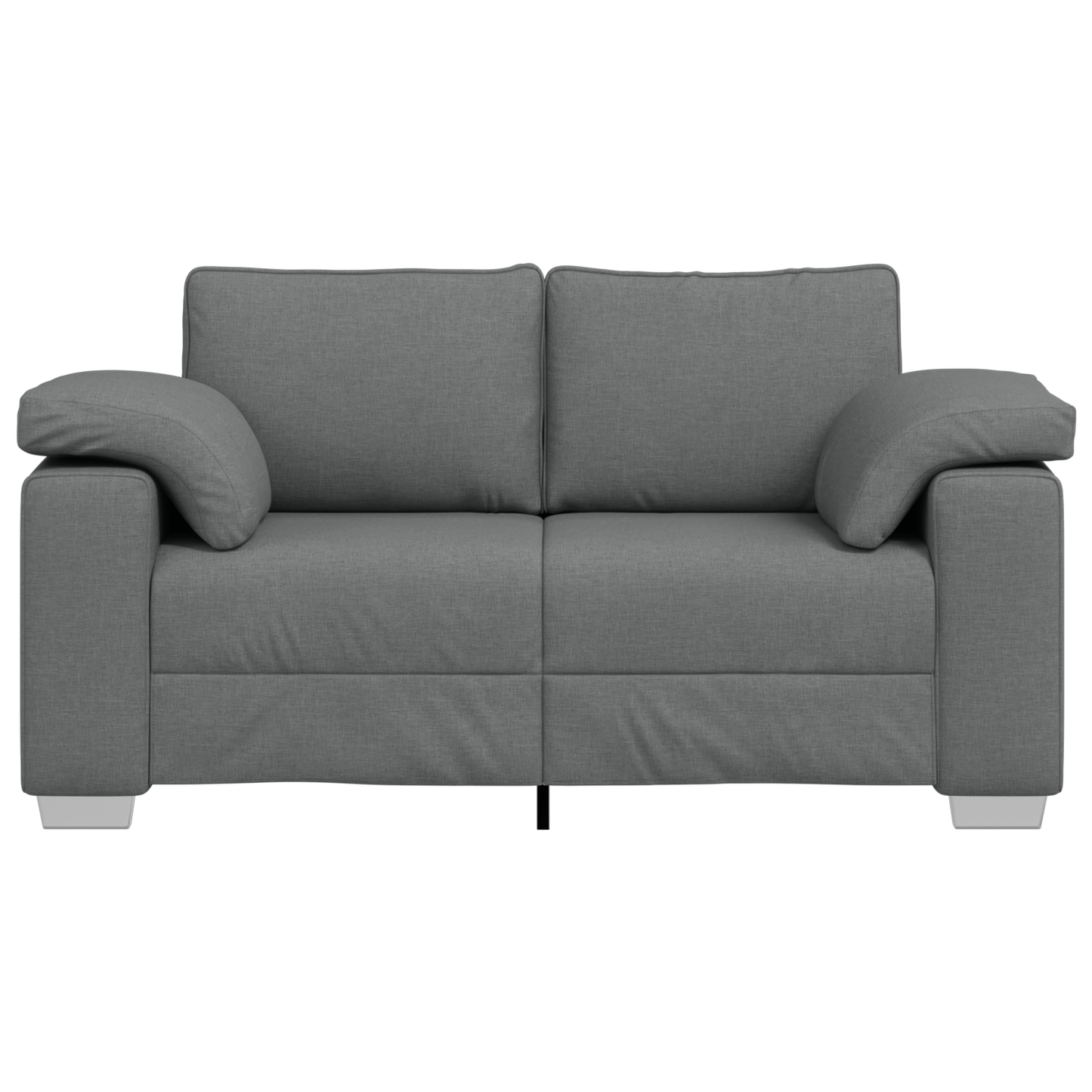 Sofa Loveseat Mørkegrå 120 Cm Stof