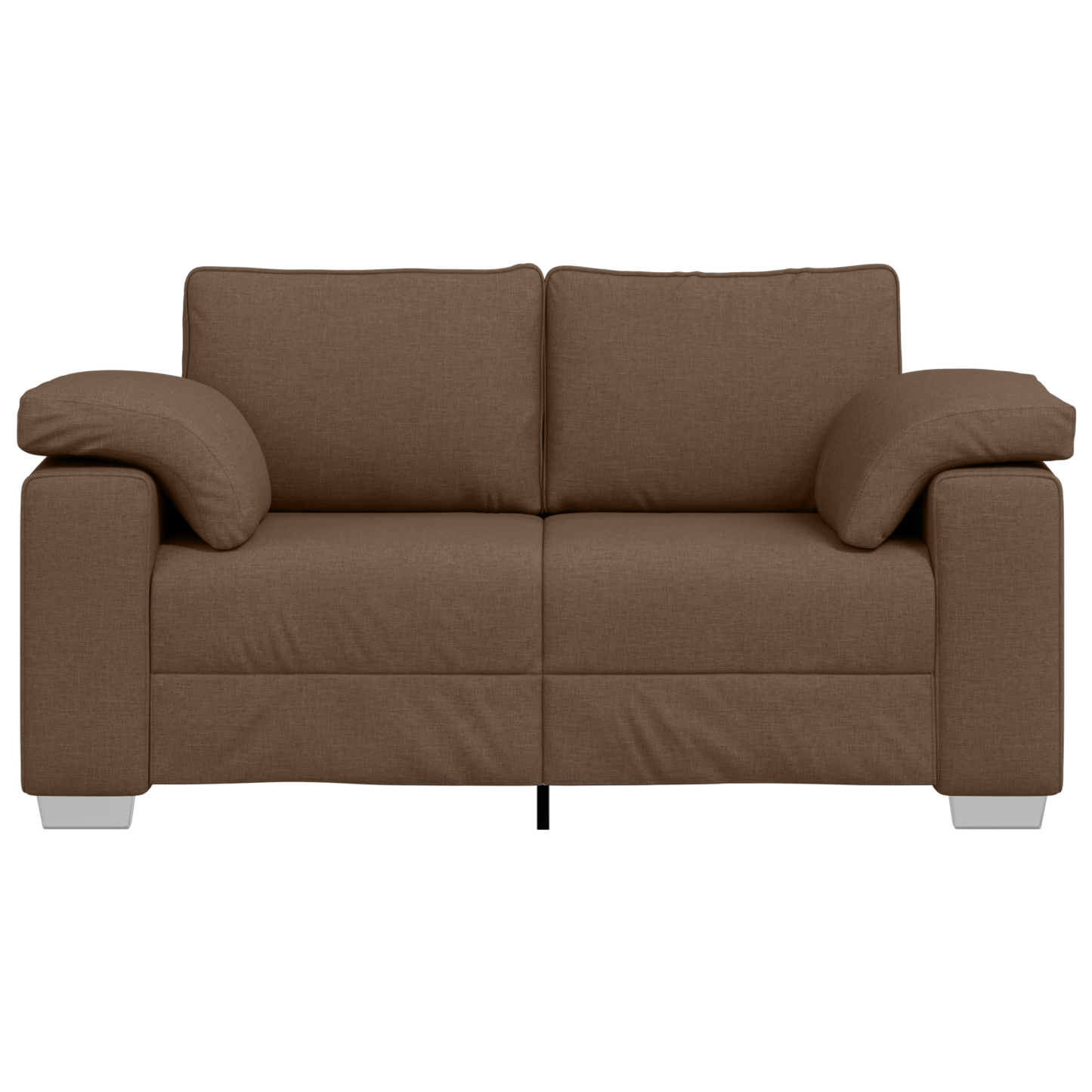 Sofa Loveseat Brun 120 Cm Stof