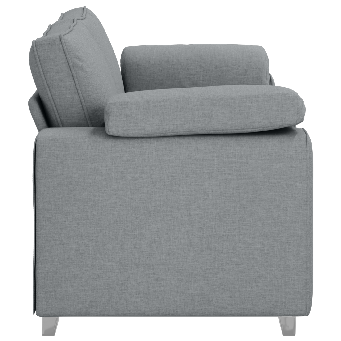 To-Personers Sofa Lys Grå 140 Cm Stof