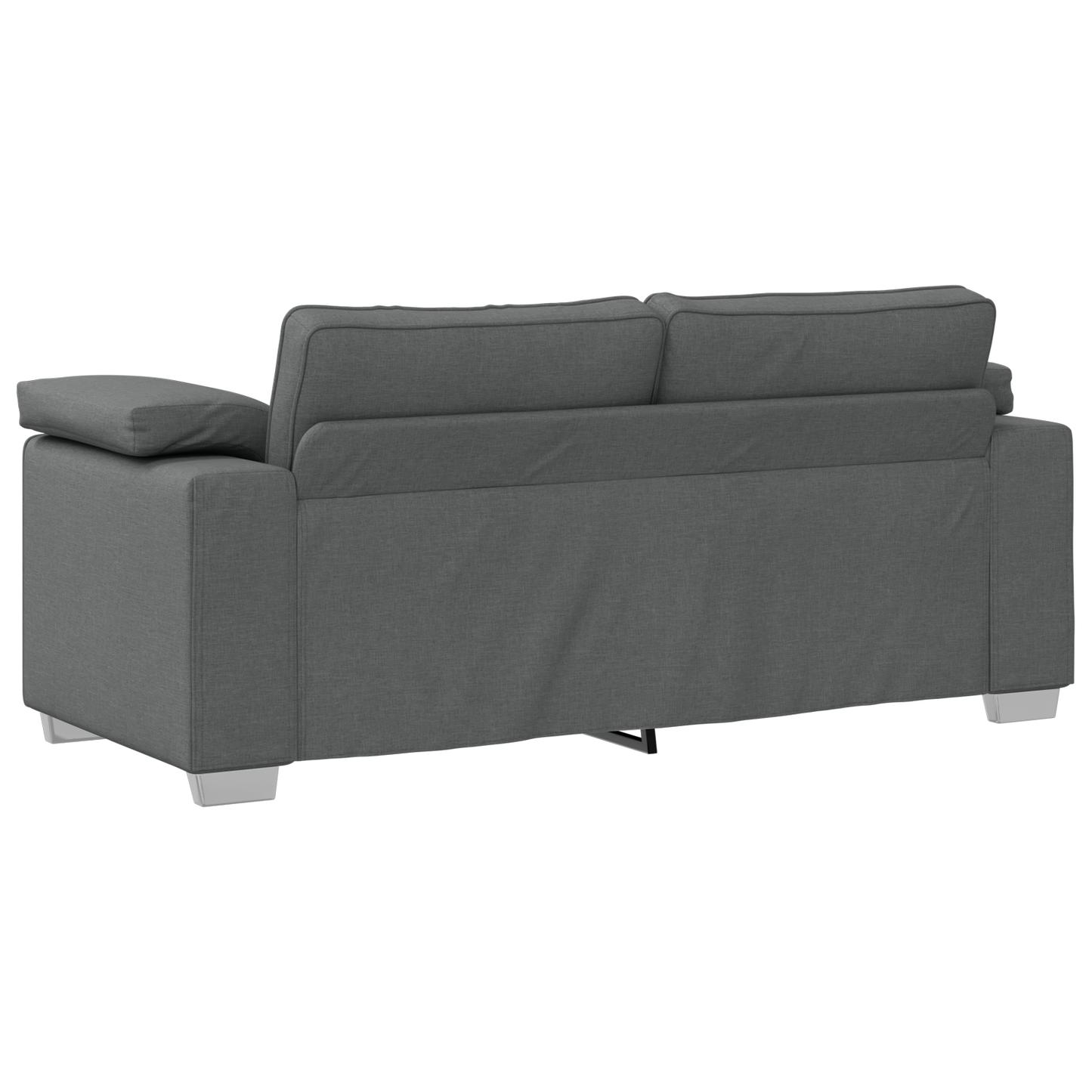 Lænestol Sofa Mørkegrå 140 Cm Stof