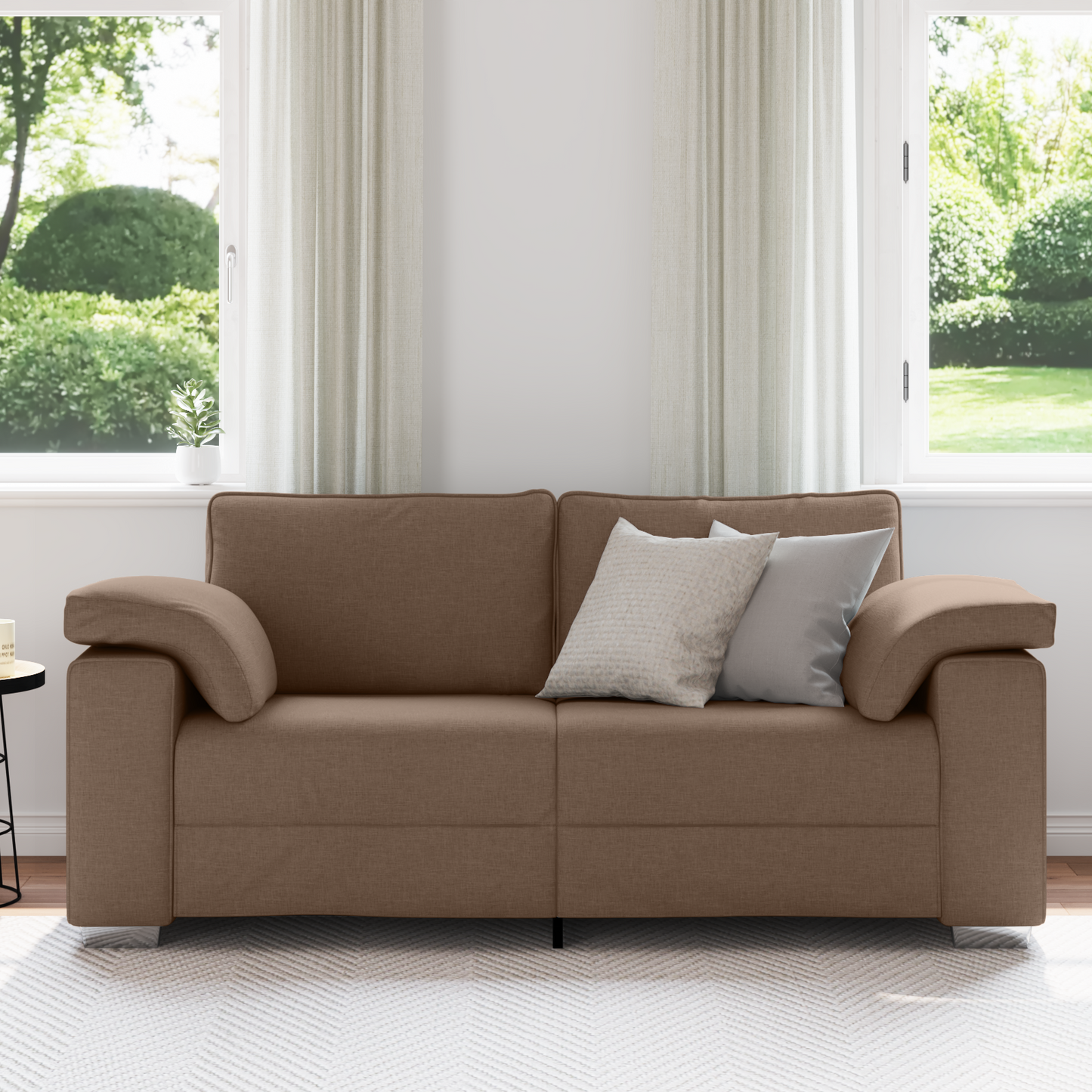 Sovesofa Brun 140 Cm Stof