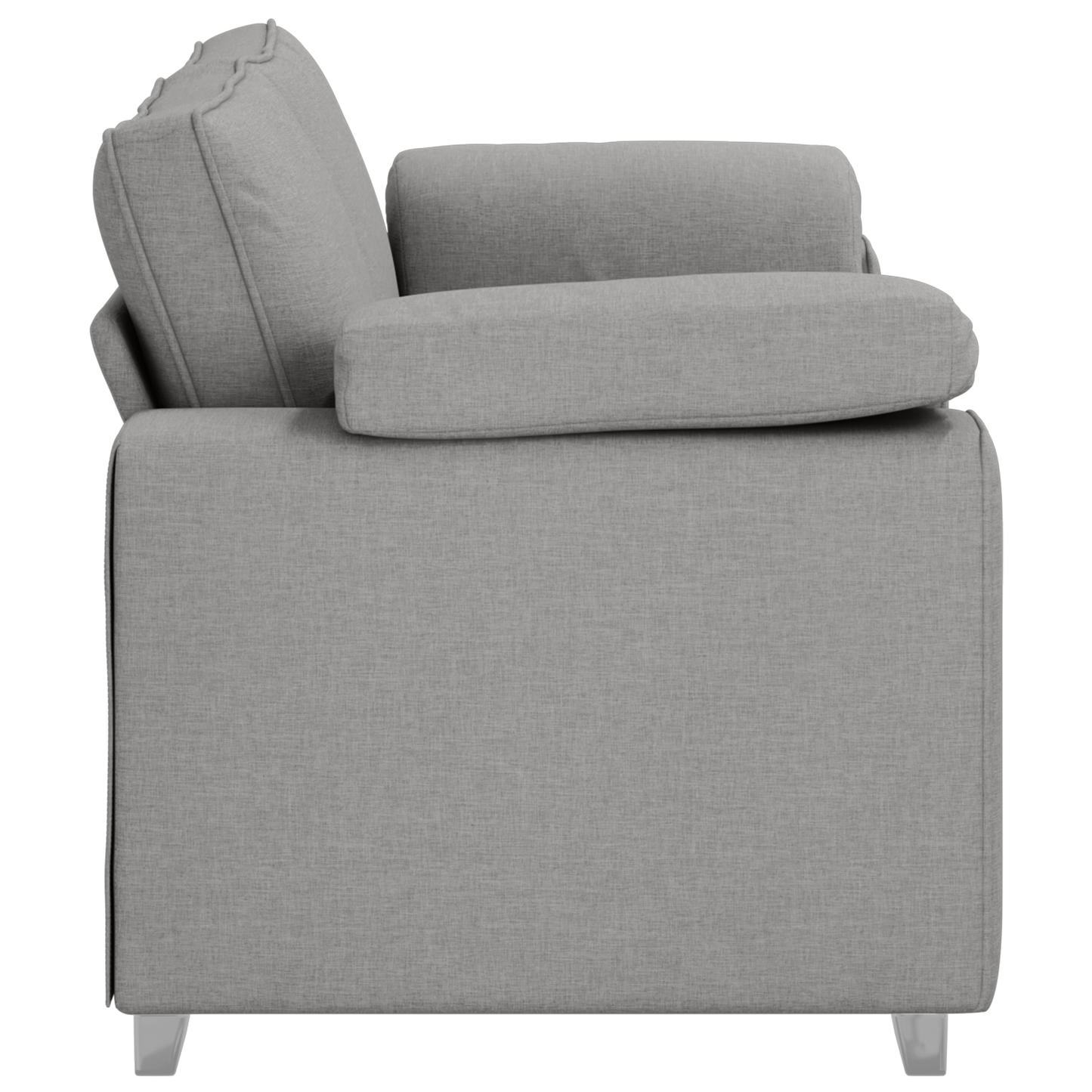 Sofabænk Skygrå 140 Cm Stof