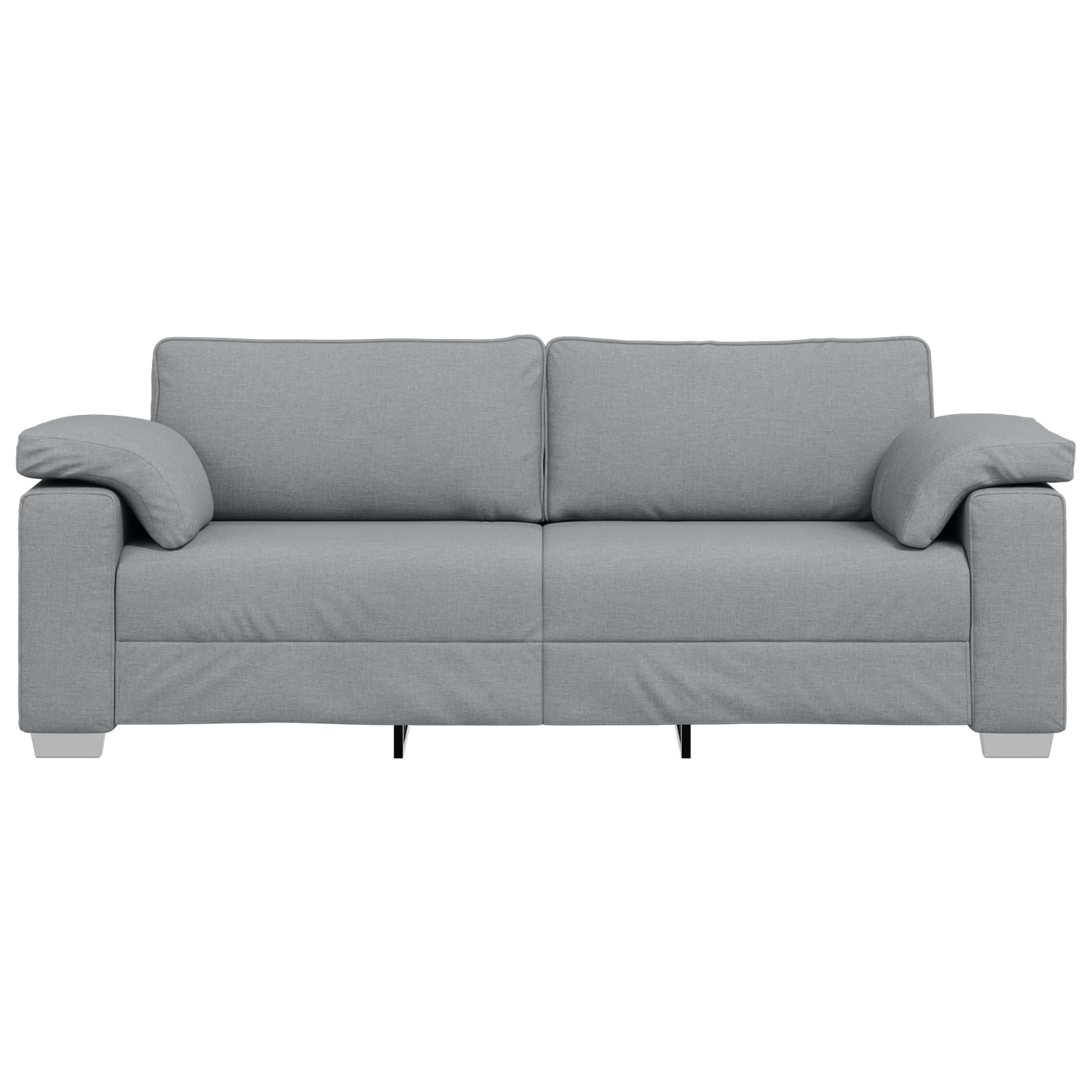 3-Personers Sofa I Lysegrå Stof - 178 Cm