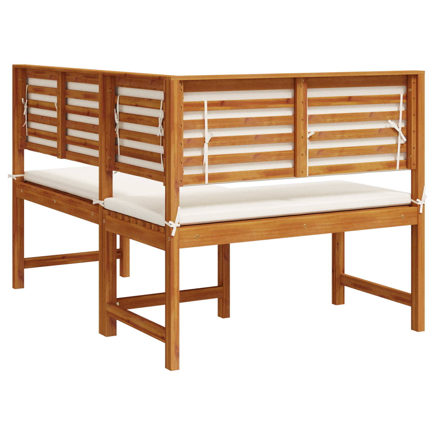 Have Hjørnebænk Brun 140 X 100 X 91Cm Massivt Akacietræ