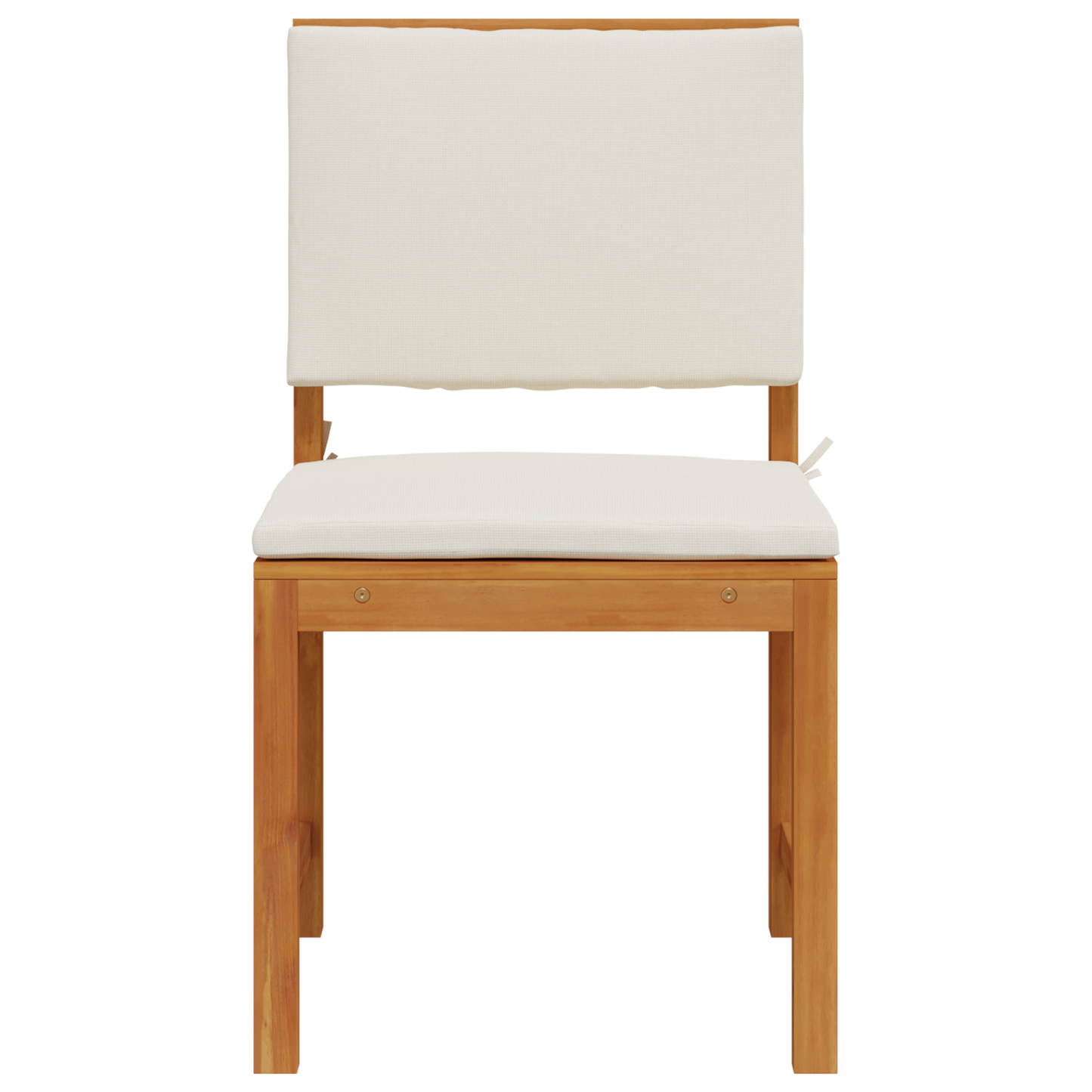 Armløs Havestol 2 Dele Brun 50 X 50 X 91Cm Massivt Akacietræ