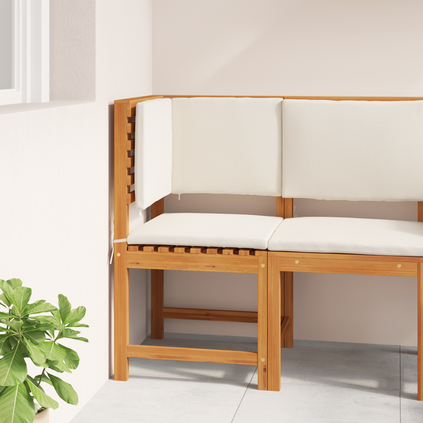 Have Stol Brun 50 X 50 X 91Cm Massivt Akacietræ