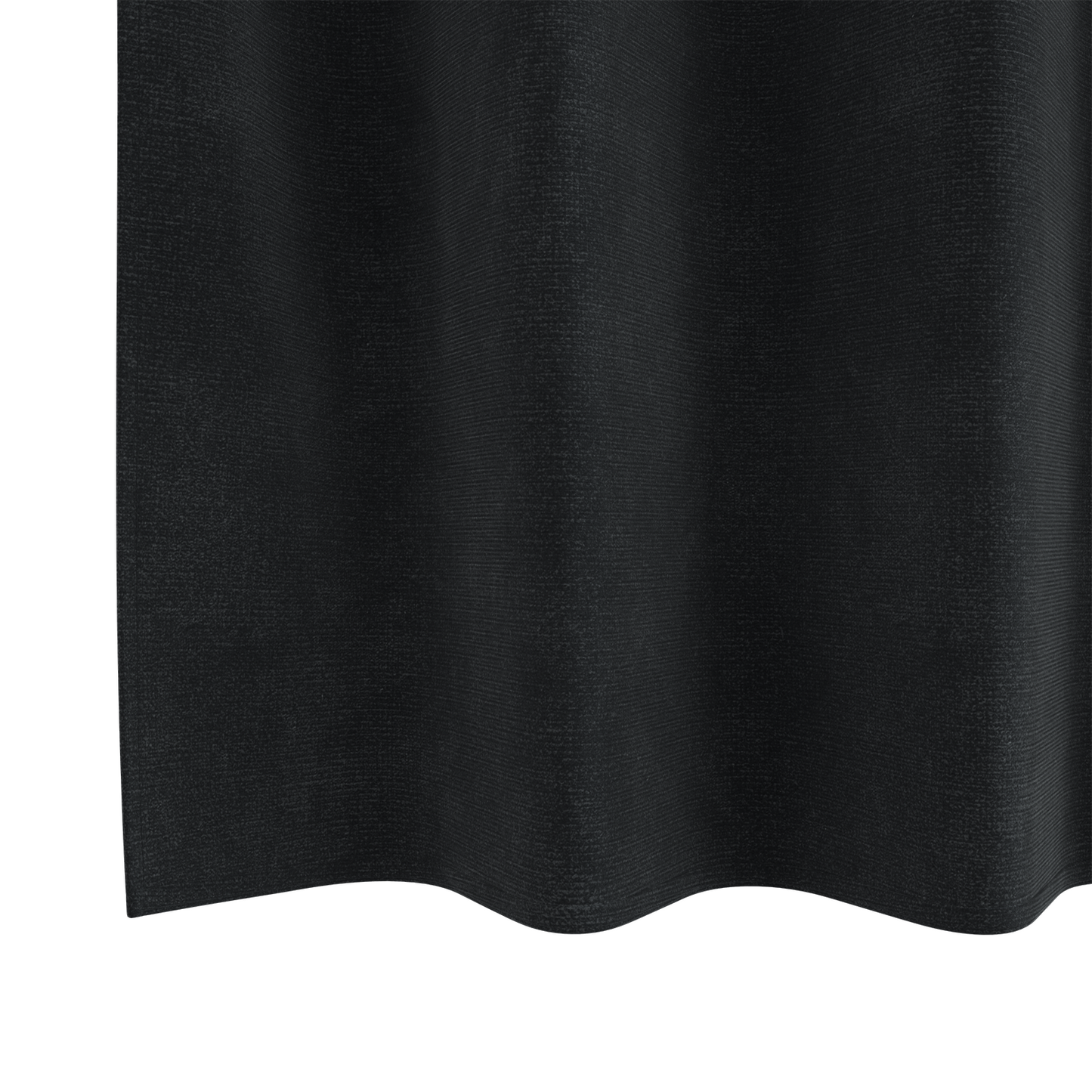 Blackout Gardiner Med Øjer 2 Stk Sort Velour