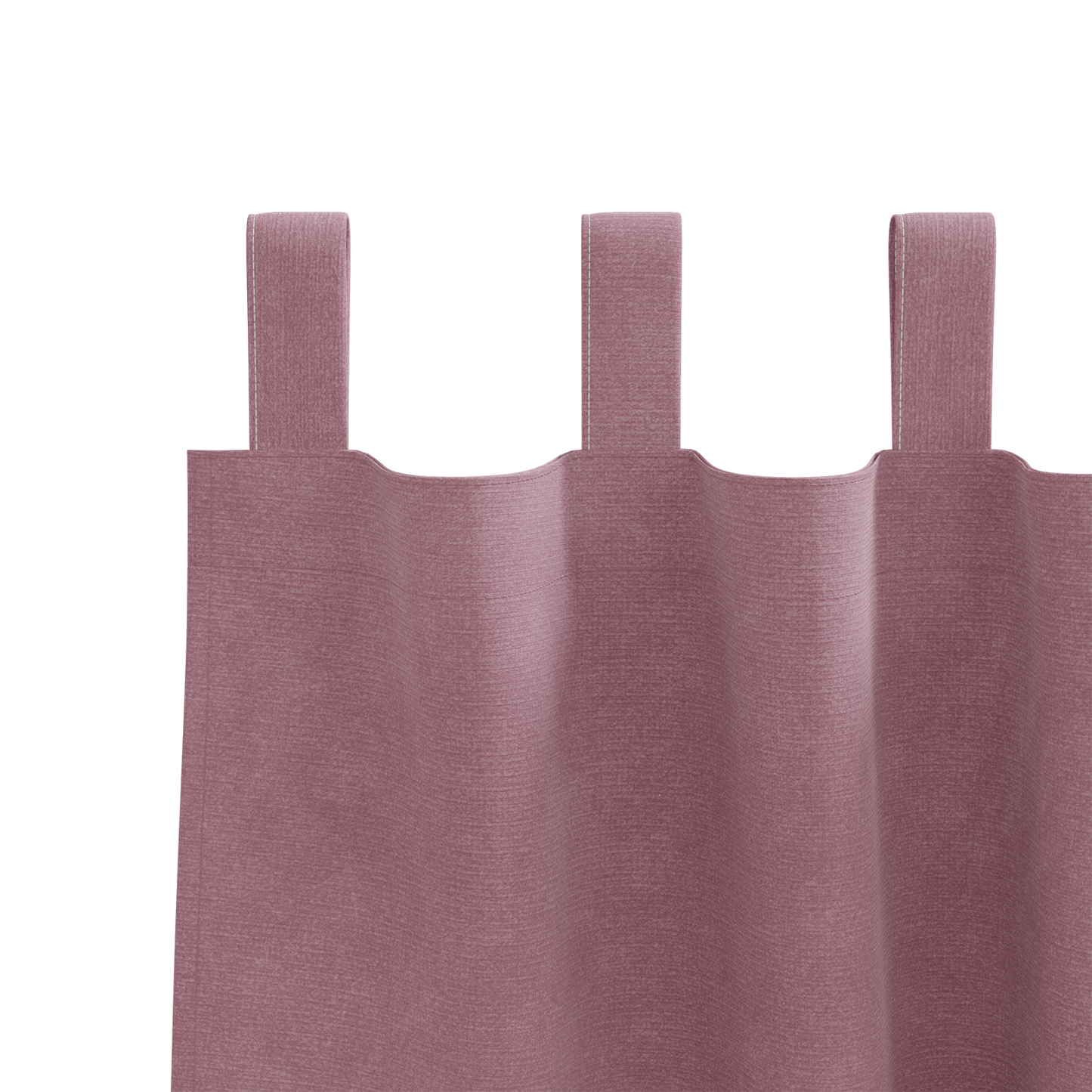 Mørklægningsgardiner Med Hængesløjfer 2 Stk Mørk Pink Fløjl