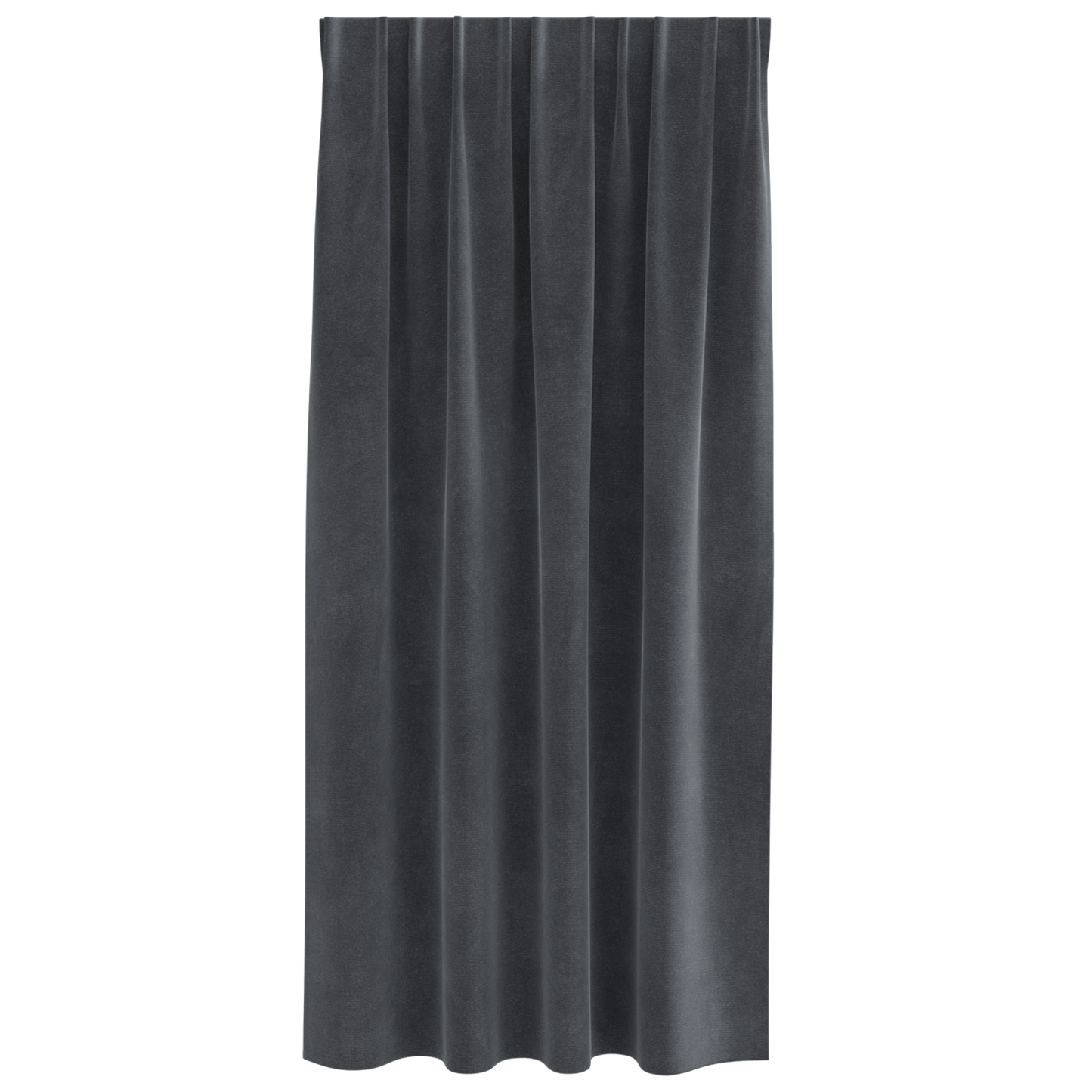 Mørklægningsgardiner Med Top Tape 2 Stk Lys Grå Velour