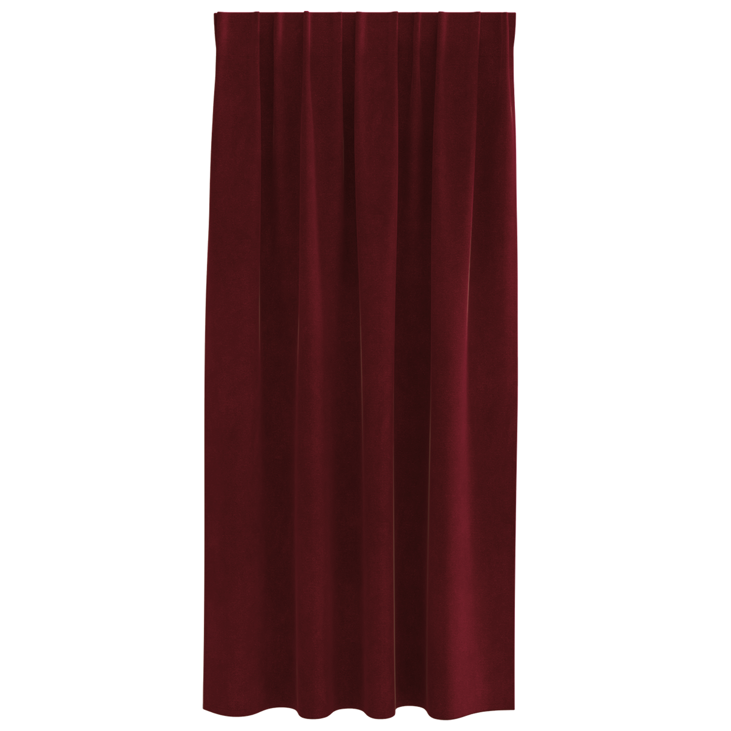 Mørklægningsgardiner Med Topbånd 2 Stk Vinrød Velour