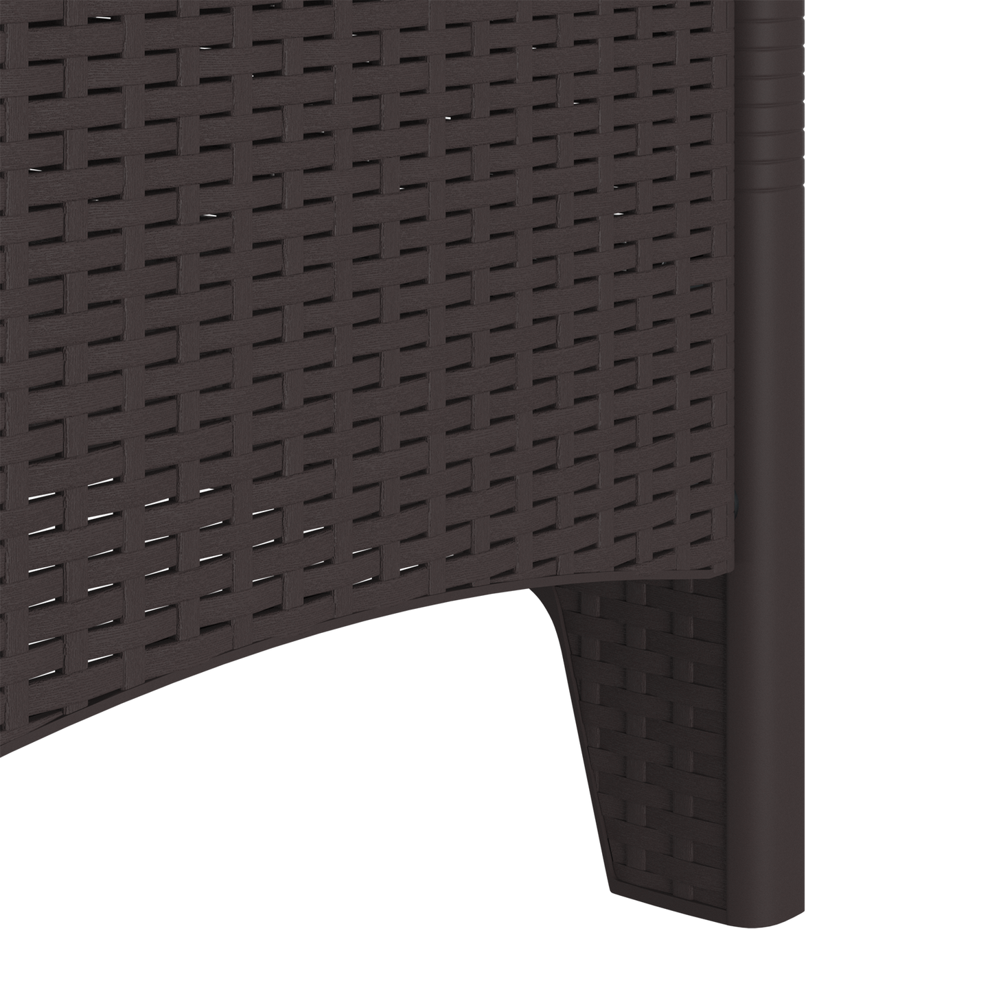 Havestole Med Puder 2 Stk Brun Poly Rattan