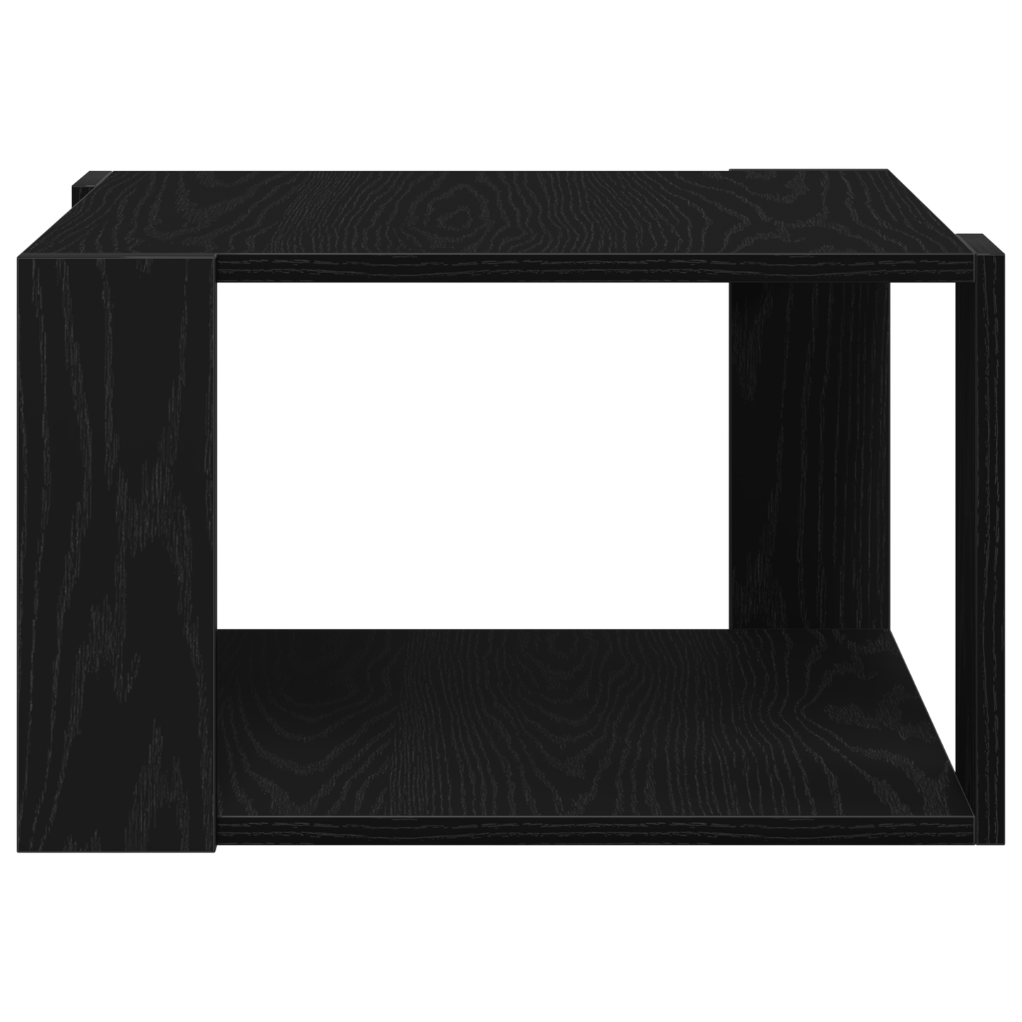 Kaffebord Sort Eg 85X55X31 Cm Lavet Af Træ