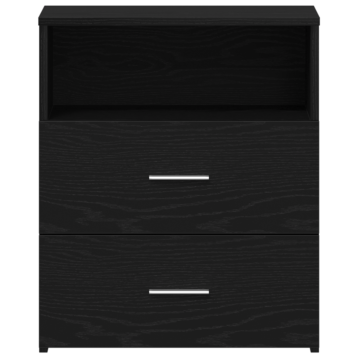 Sengebord Sort Eg 50X32X60Cm Lavet Af Træ