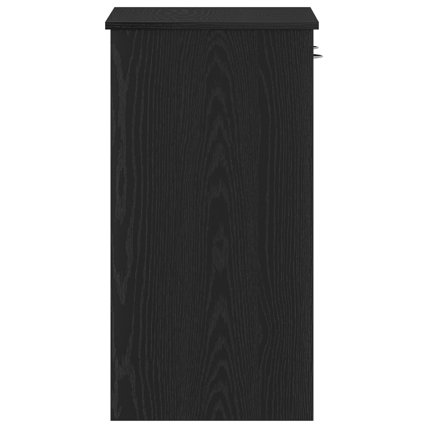 Skrivebord Sort Eg 80X40X75 Cm Lavet Af Træ