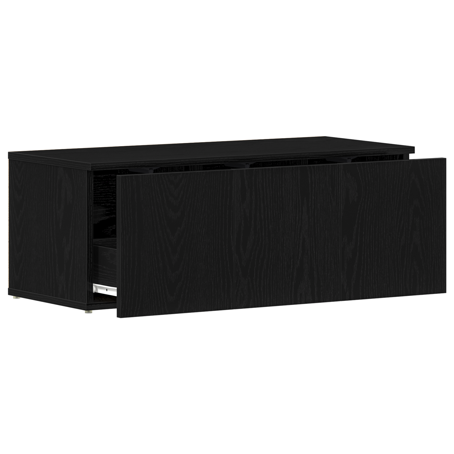 Tv-Bord Med Skuffe Sort 80 X 34 X 30 Cm Konstrueret Træ