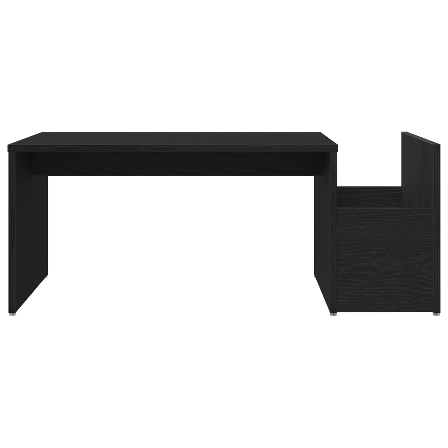 Kaffebord Sort Eg 90X45X35 Cm Ingeniørtræ