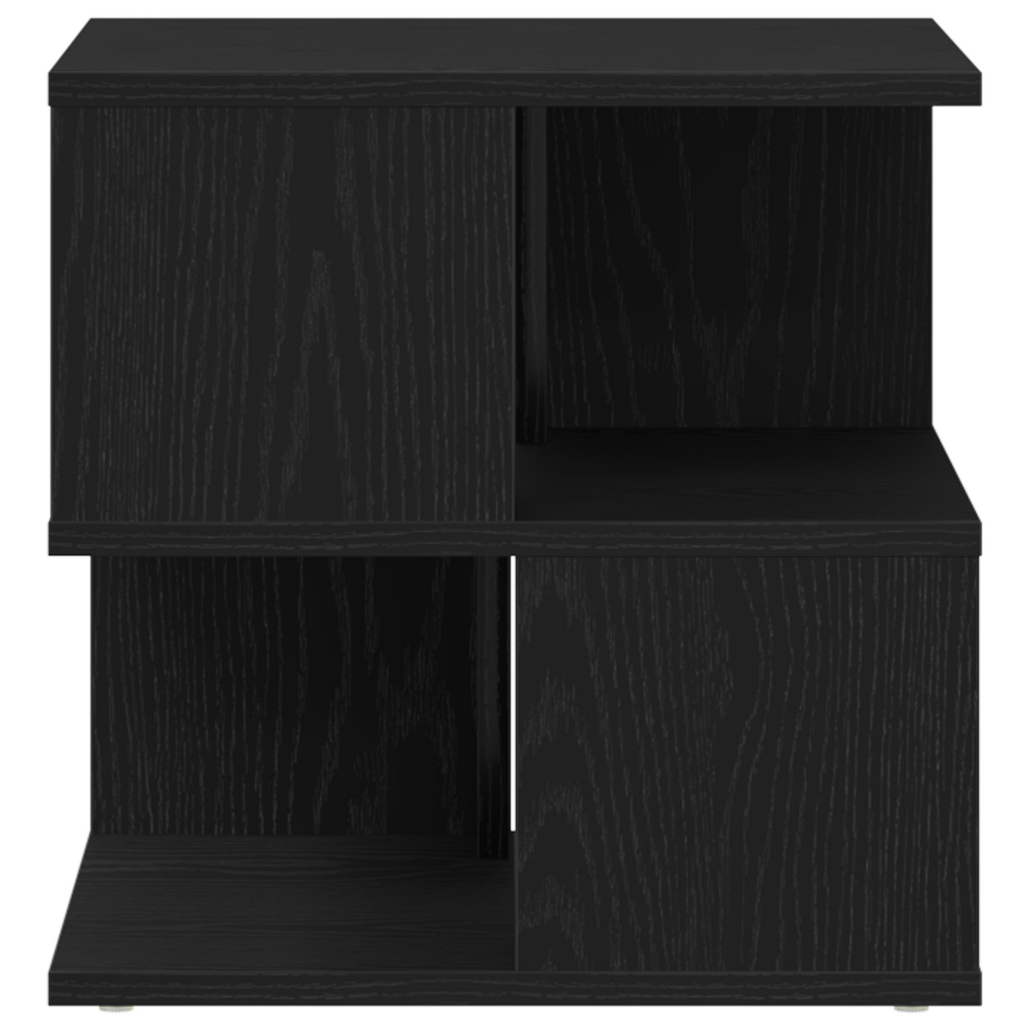 Sidebord Sort Eg 40X40X40 Cm Ingeniørtræ