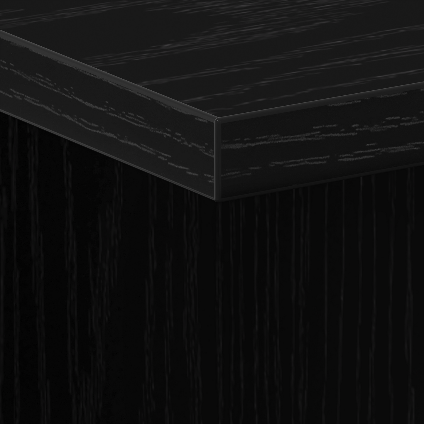 Sengeborde 2 Stk Sort Eg 35X35X55 Cm Constricted Wood